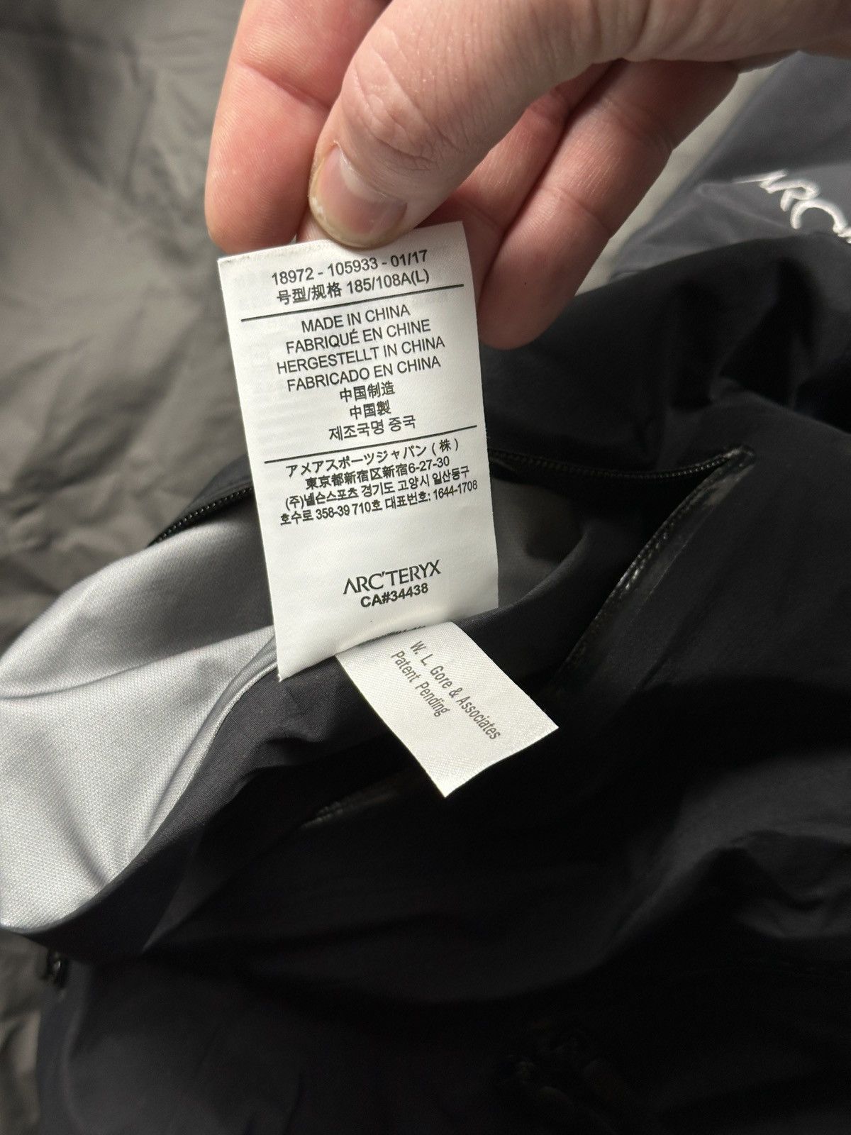 Arc'teryx Arc'teryx Zeta LT Gore-Tex Shell Jacket Black Lightweight Size US L / EU 52-54 / 3 - 22 Thumbnail