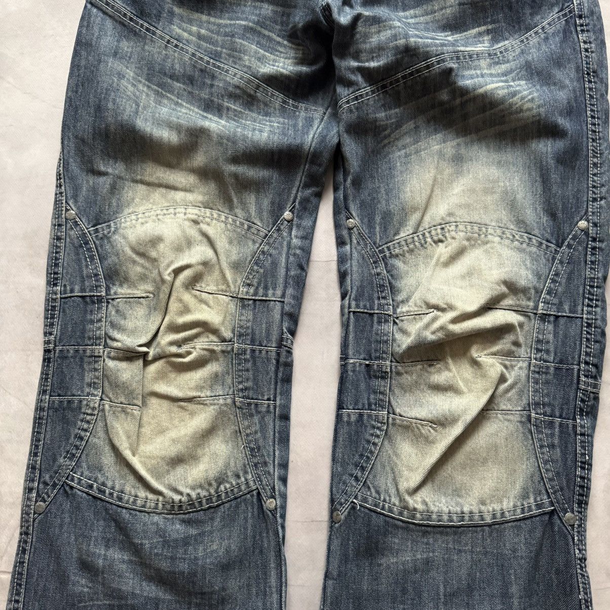Hysteric Glamour Vintage Double Waist Faded Jeans Hysteric Glamour Vibe Y2K Size US 33 - 7 Thumbnail