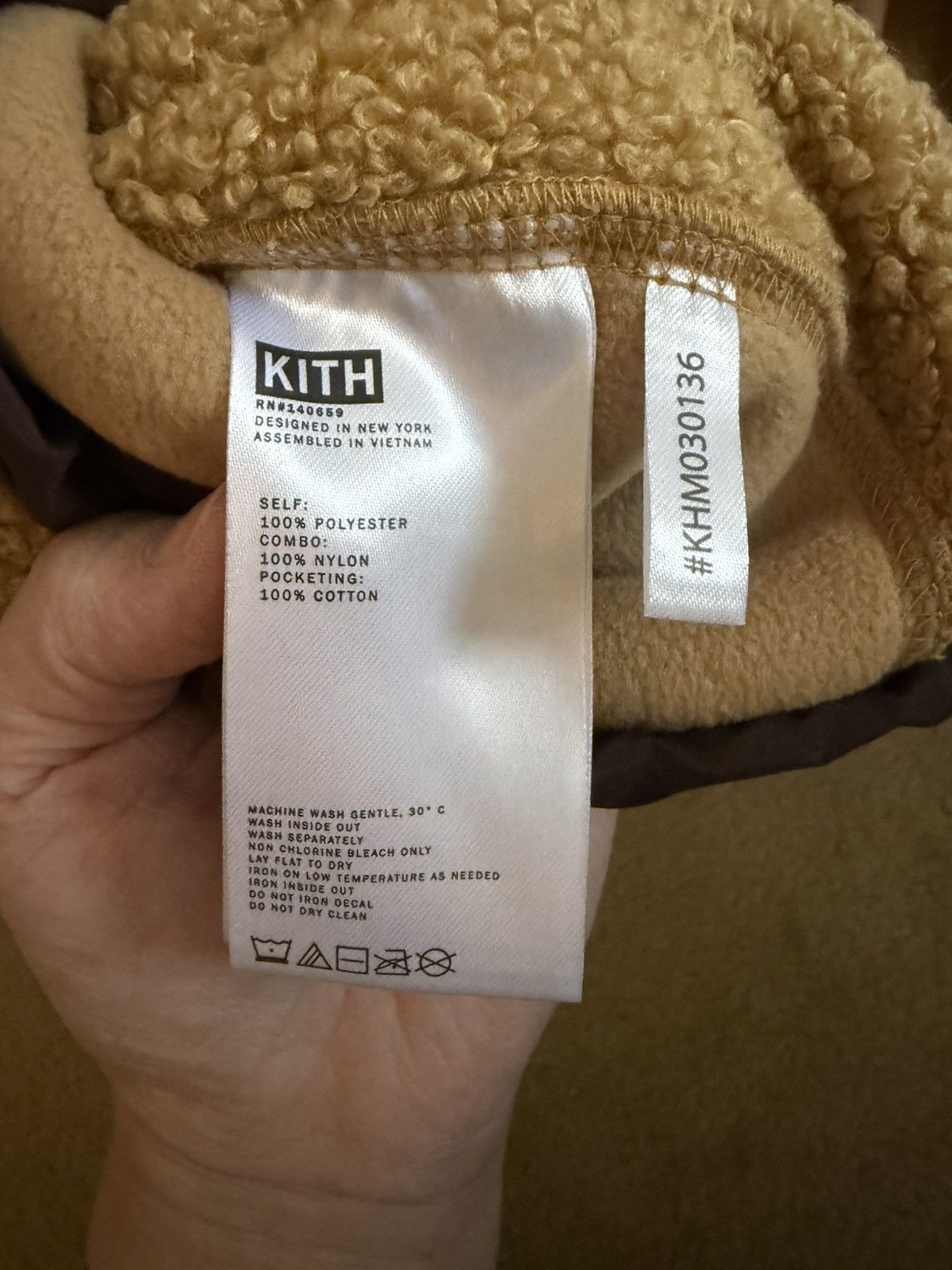 Kith Kith Bonded Sherpa Hoodie - Highland - XXL Size US XXL / EU 58 / 5 - 10 Thumbnail