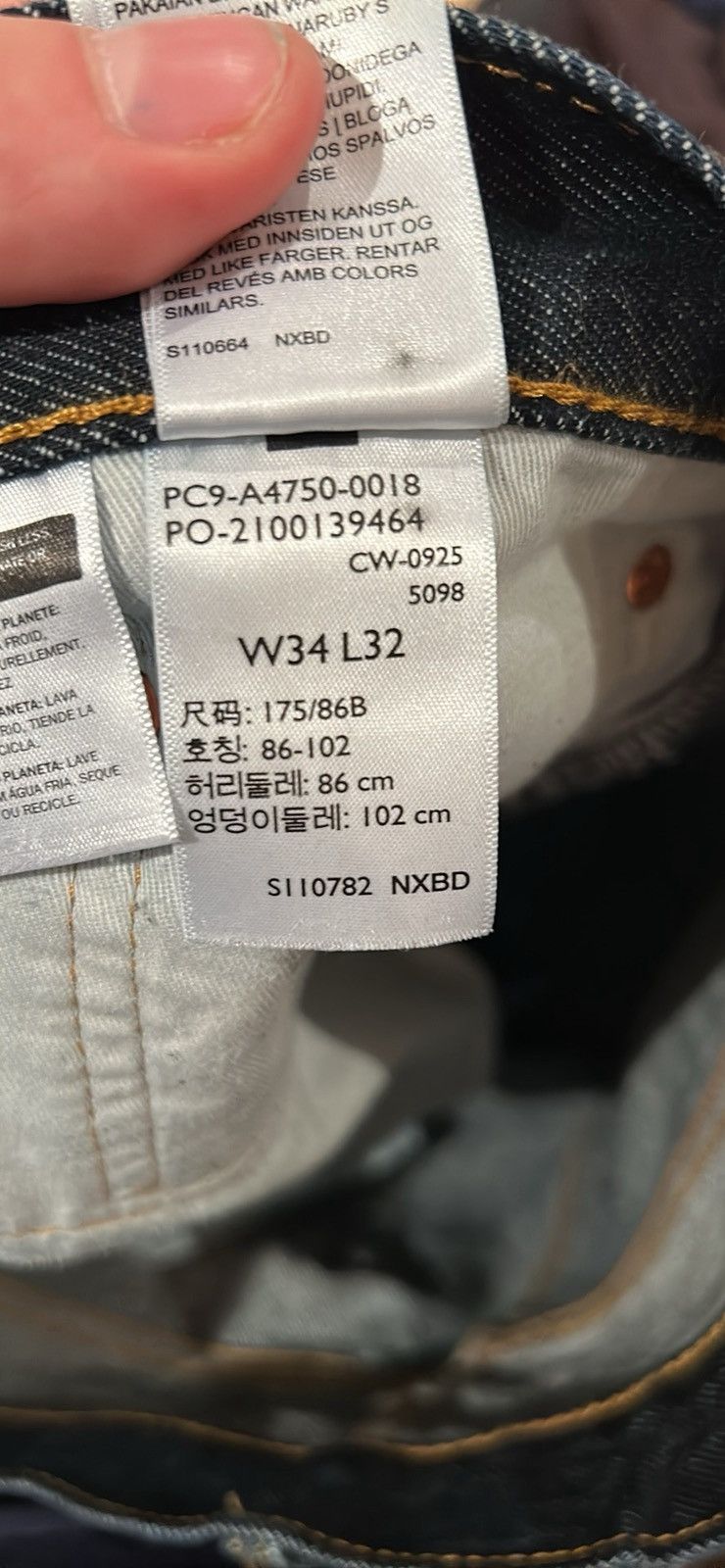 Levi's Levis Jeans Size US 34 / EU 50 - 2 Thumbnail