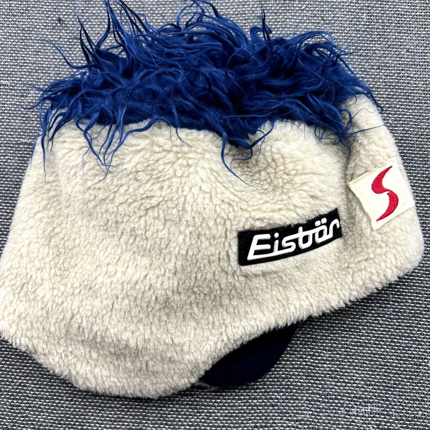 Vintage VINTAGE Eisbar Beanie Hat One Size Beige Fleece Lined Thermal Insulated Outdoor Punk Ski Beanie Mens/Unisex Adults Size ONE SIZE - 2 Thumbnail