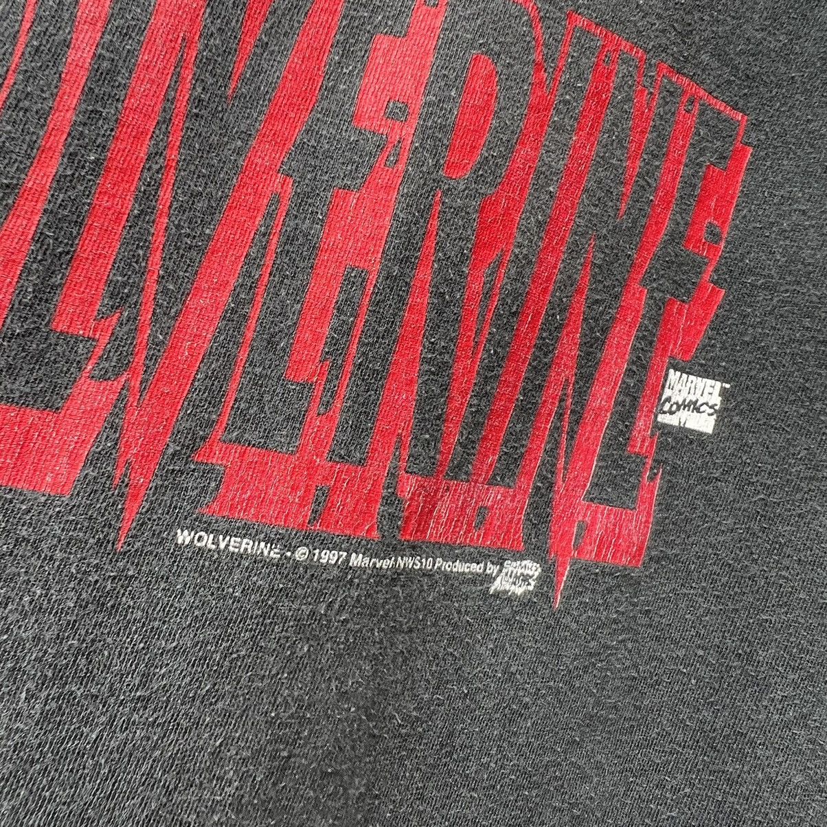 Marvel Comics × Vintage VTG Rare 1997 Wolverine Comic Images Marvel Tee Shirt Logan Size US L / EU 52-54 / 3 - 4 Thumbnail