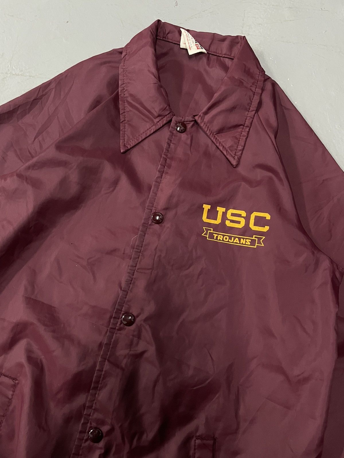 Vintage USC Trojans windbreaker coaches jacket Size US XL / EU 56 / 4 - 2 Thumbnail