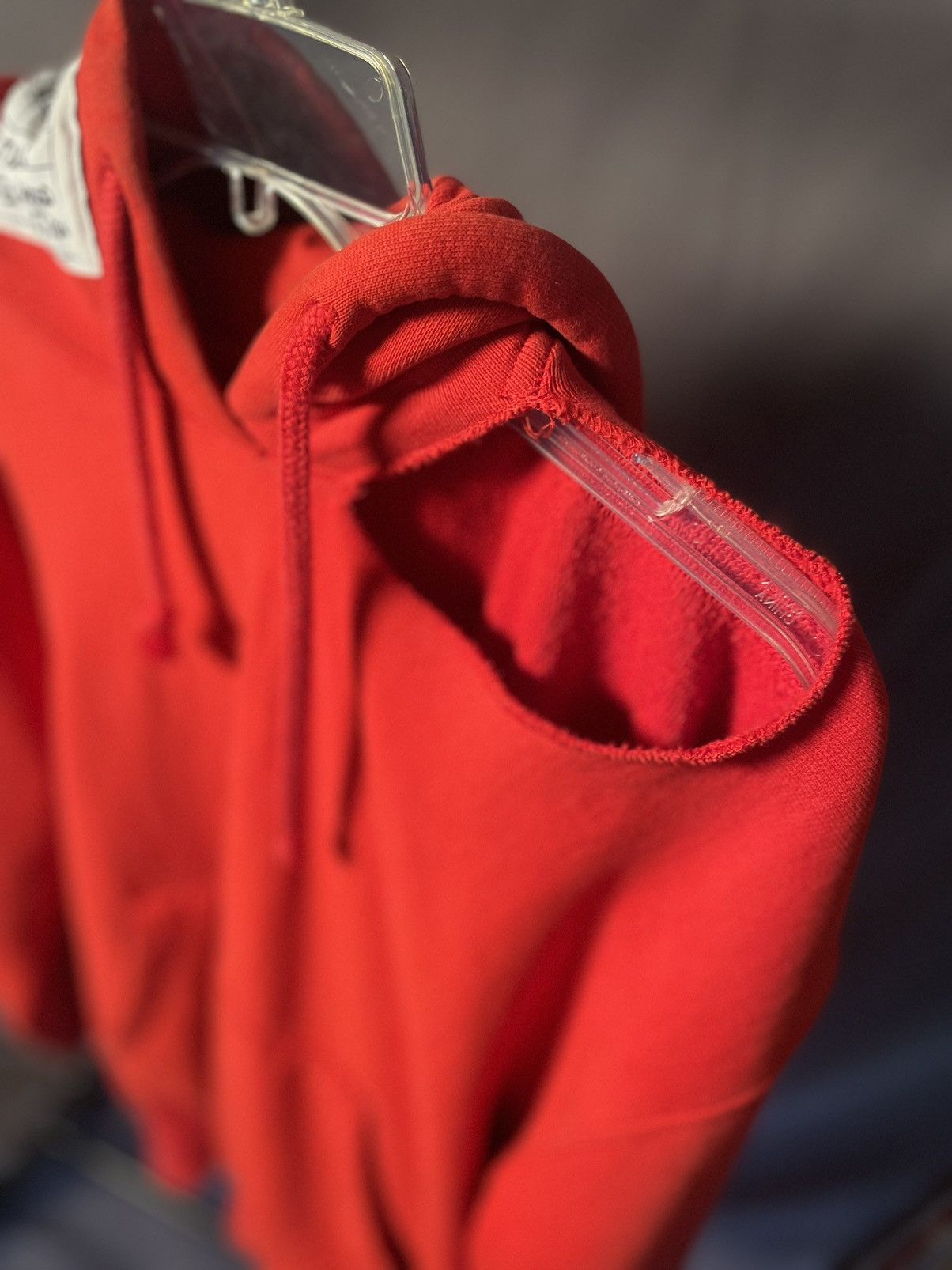 Champion × Vetements SS17 Vetements In Progress Distressed Champion Hoodie Size US S / EU 44-46 / 1 - 7 Thumbnail