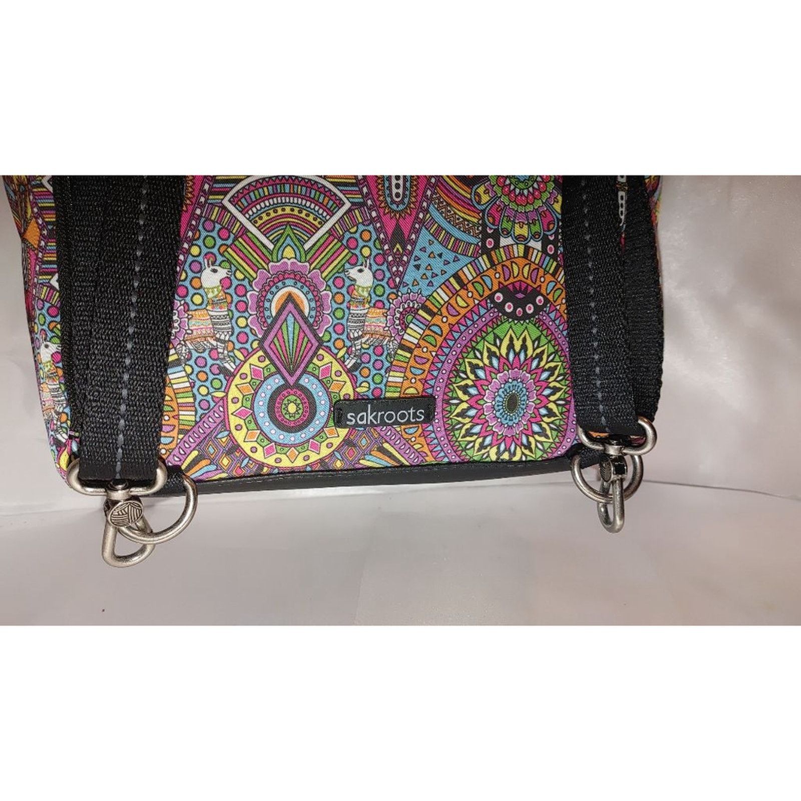 The Sak Sakroots Lola Convertible Backpack Rainbow Wanderlust Print Size ONE SIZE - 6 Thumbnail