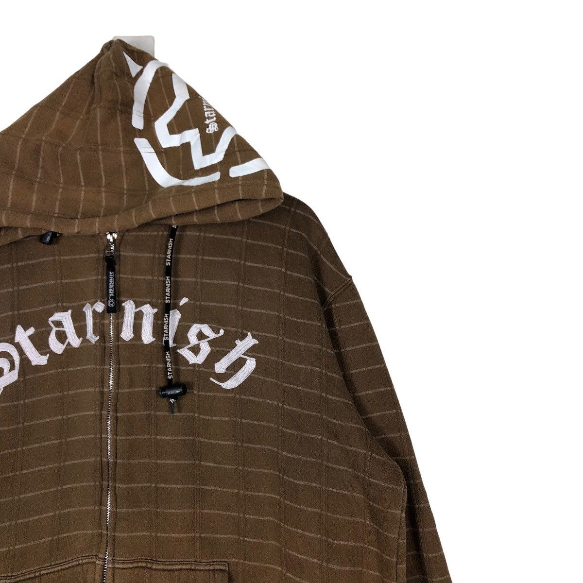 Japanese Brand 🔥Vintage Starnish Hoodie Zipper Jacket Big Logo Streetwear Size US XL / EU 56 / 4 - 6 Thumbnail