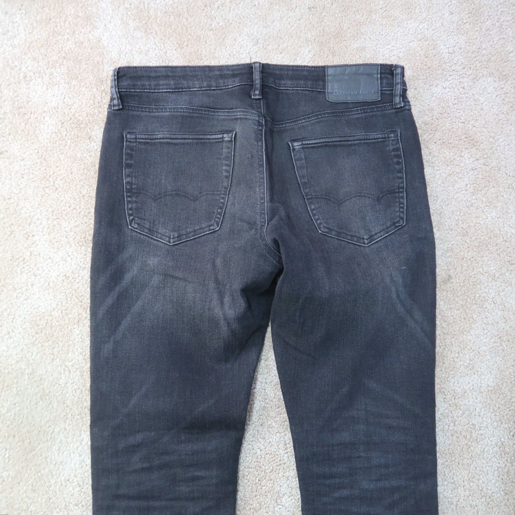 American Eagle Outfitters American Eagle Outfitters Jeans Slim Straight 32x34 Black Denim Mens Size US 32 / EU 48 - 6 Thumbnail