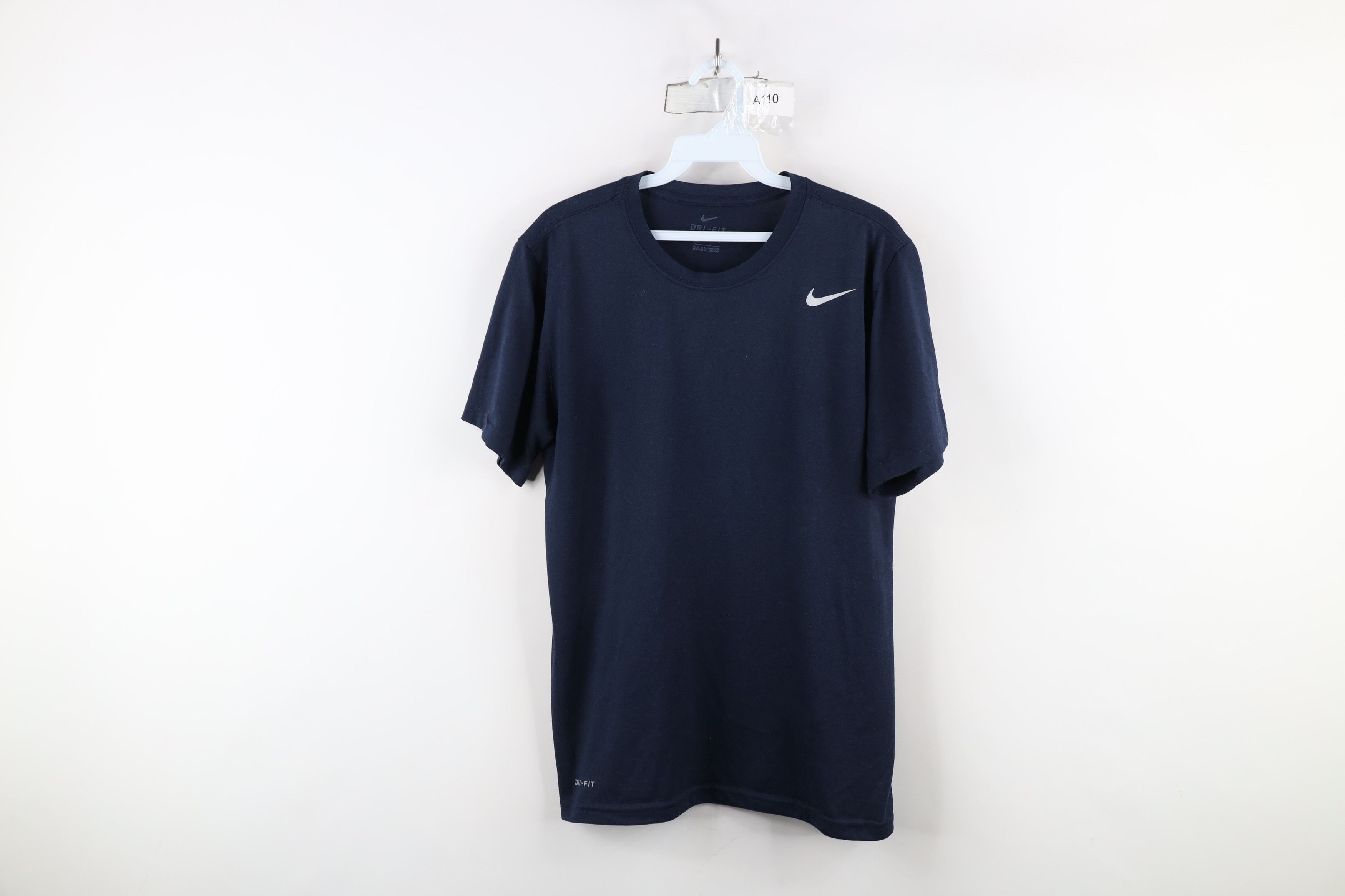Nike × Vintage Y2K Nike Travis Scott Mini Swoosh Running Gym T-Shirt Blue Size US M / EU 48-50 / 2 - 1 Thumbnail