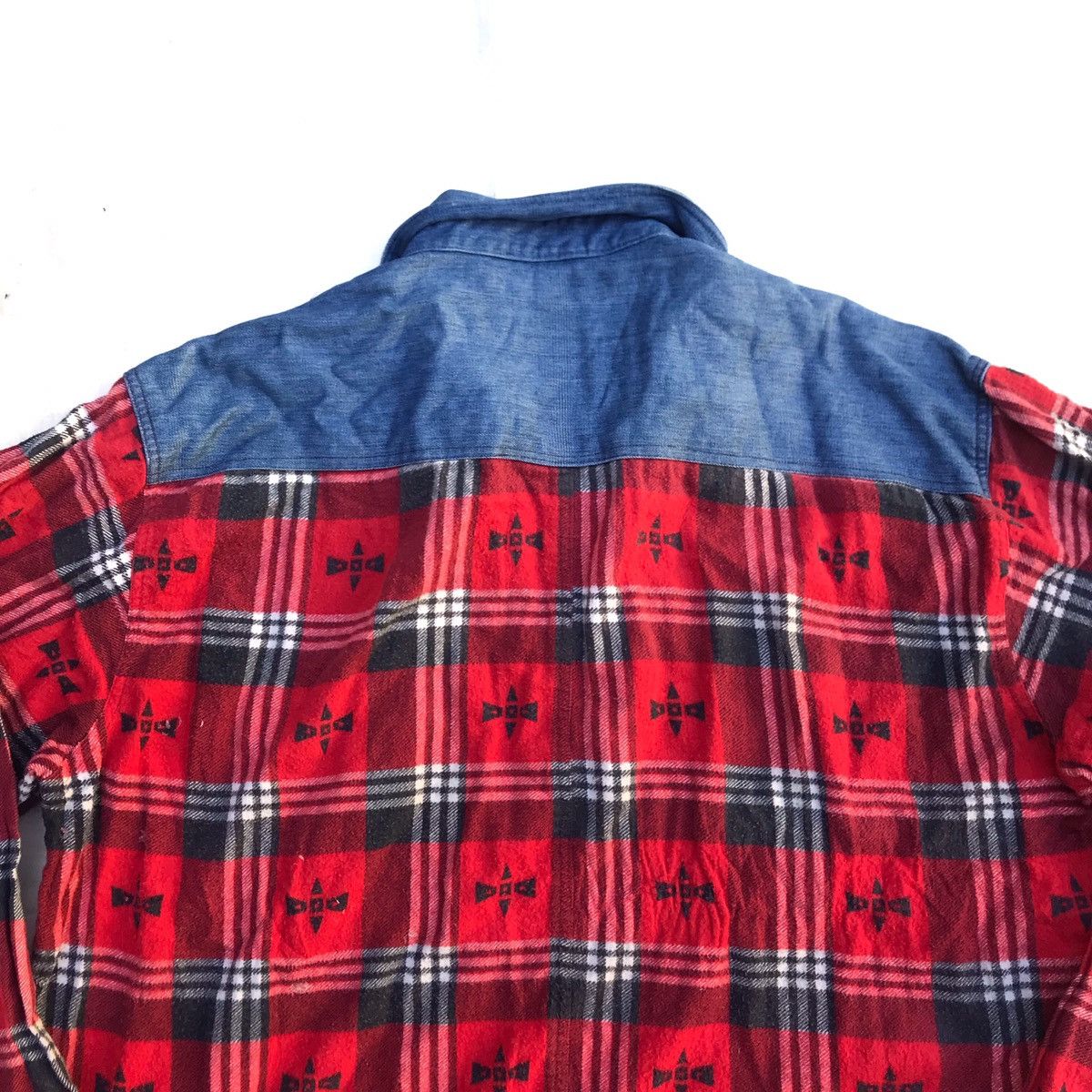 Stussy Vintage Stussy Halfzip Flannel Made In Usa shirt plaid tarta Size US XL / EU 56 / 4 - 8 Thumbnail