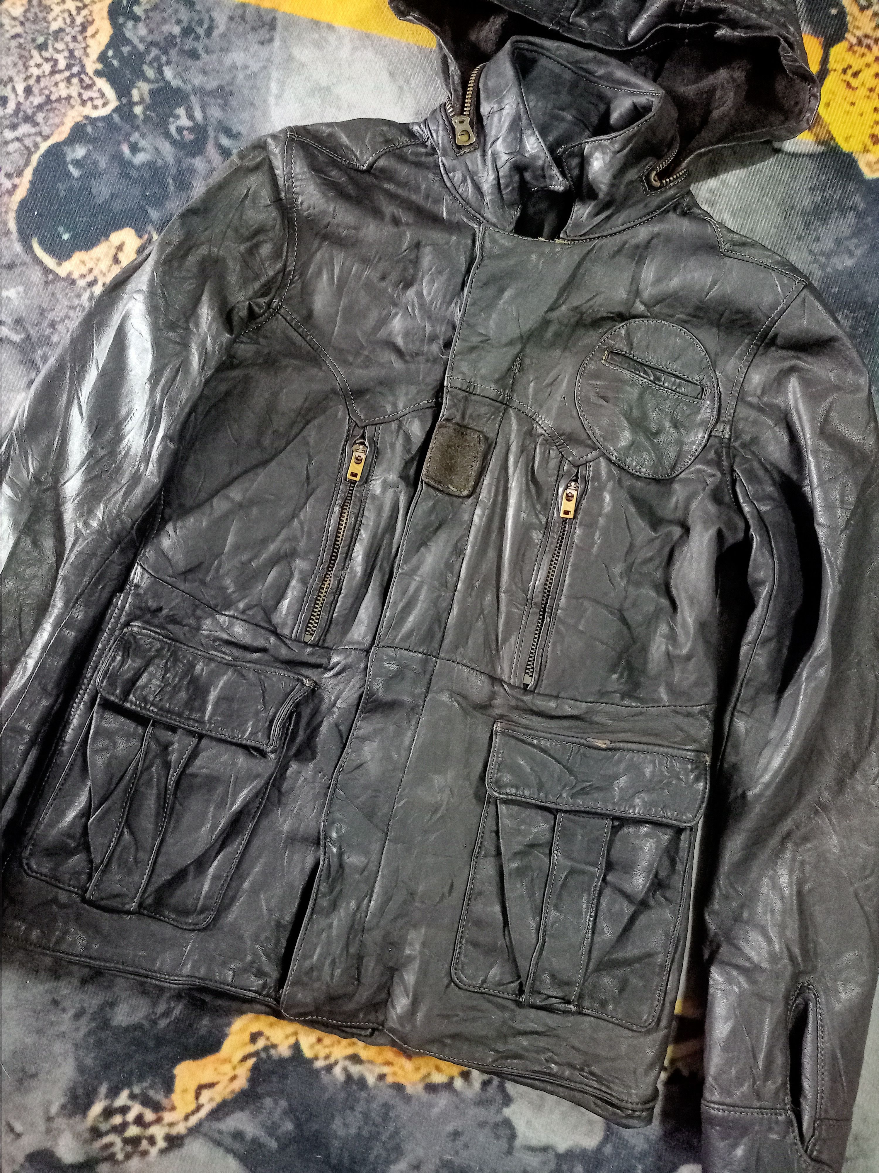 Japanese Brand No, No, Yes! Leather Jacket Size US XS / EU 42 / 0 - 3 Thumbnail