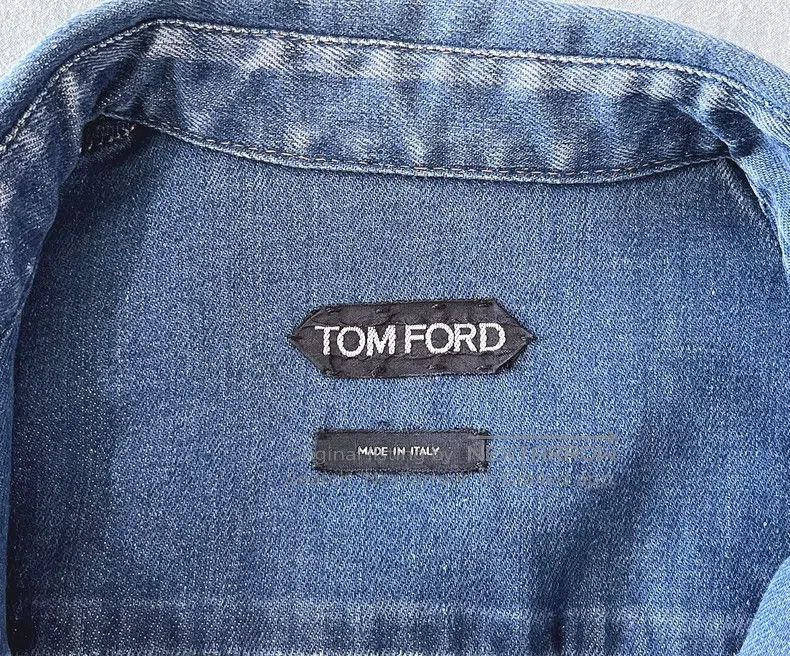 Tom Ford Tom Ford Stretch Denim Shirt Size M / US 6-8 / IT 42-44 - 4 Thumbnail