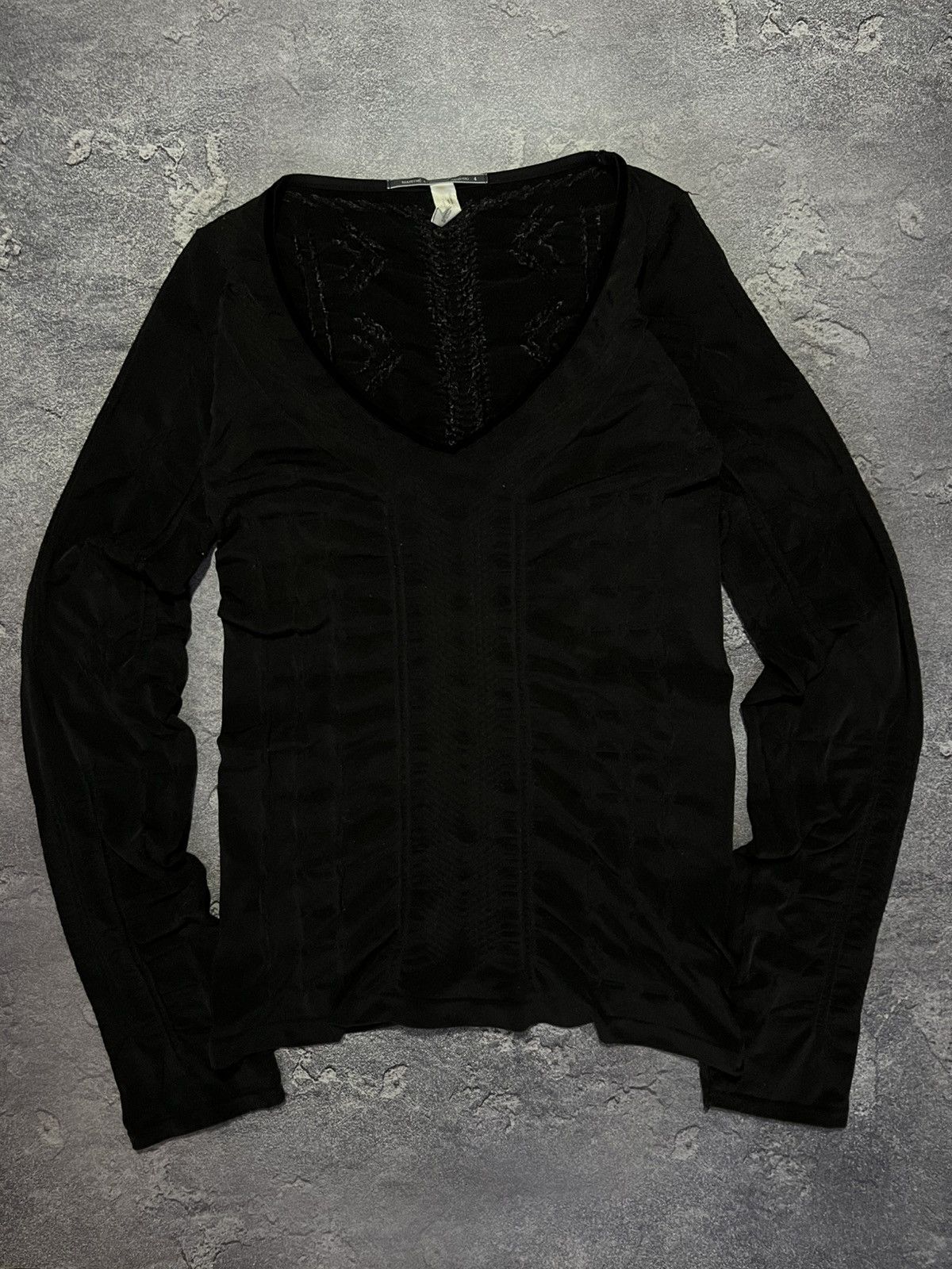 Marithe + Francois Girbaud Rare Luxury Y2k Marithe Francois Girbaud Long Sleeve T-shirt Size M / US 6-8 / IT 42-44 - 1 Thumbnail