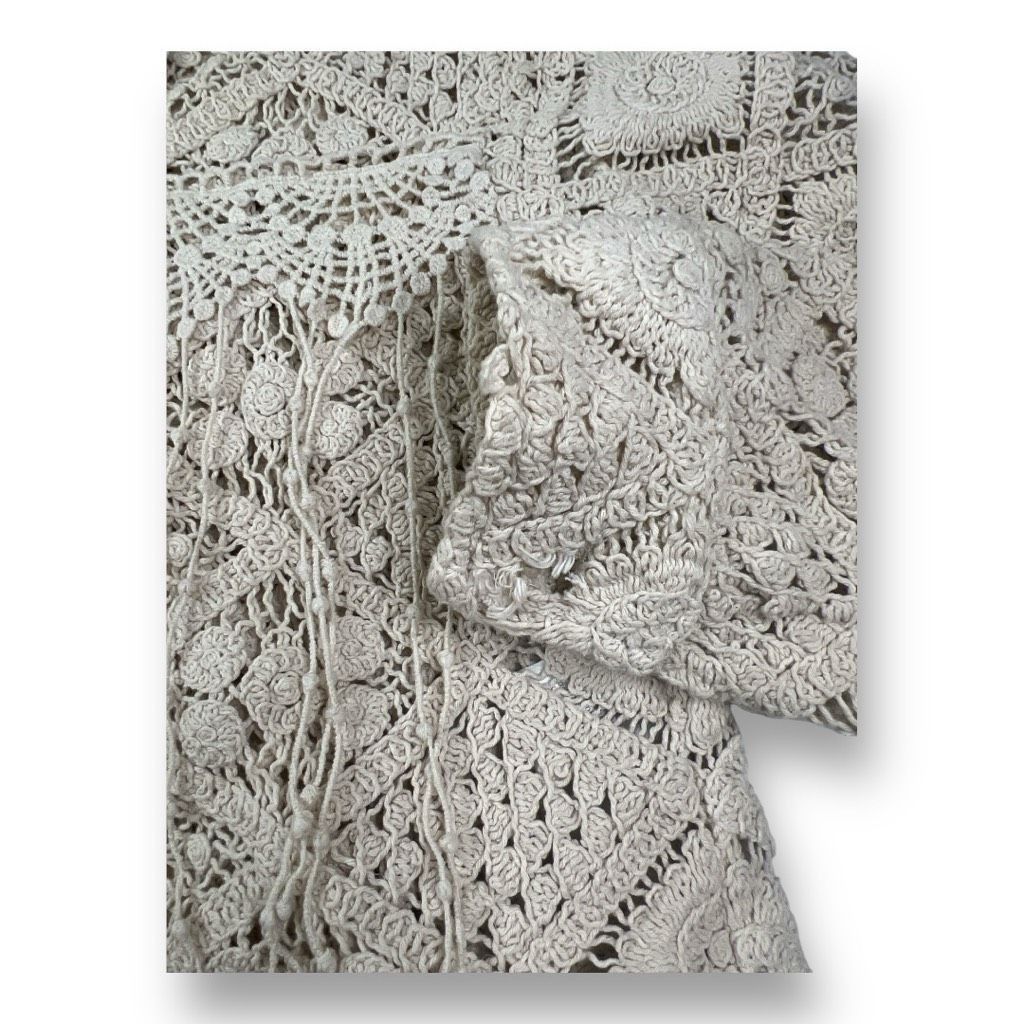 Other Miss Me Crochet Boho Oversized Jacket Size Small Size S / US 4 / IT 40 - 2 Thumbnail
