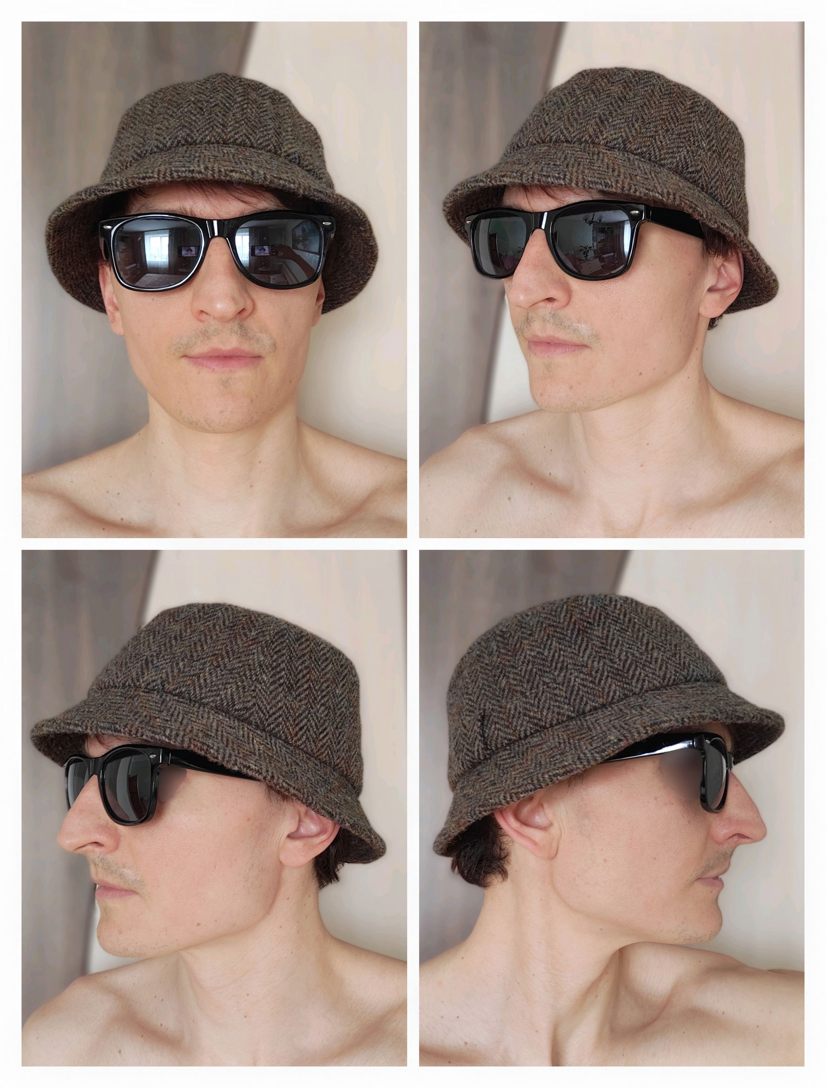 Harris Tweed Harris Tweed Wool Hat Bucket Hat Harris Tweed Failsworth Size ONE SIZE - 2 Thumbnail