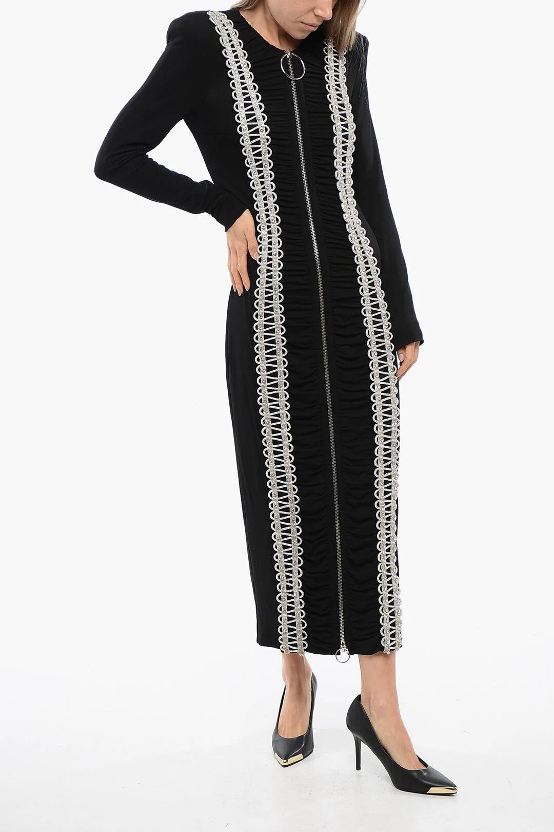 og1mm0326 Long Dress in Black