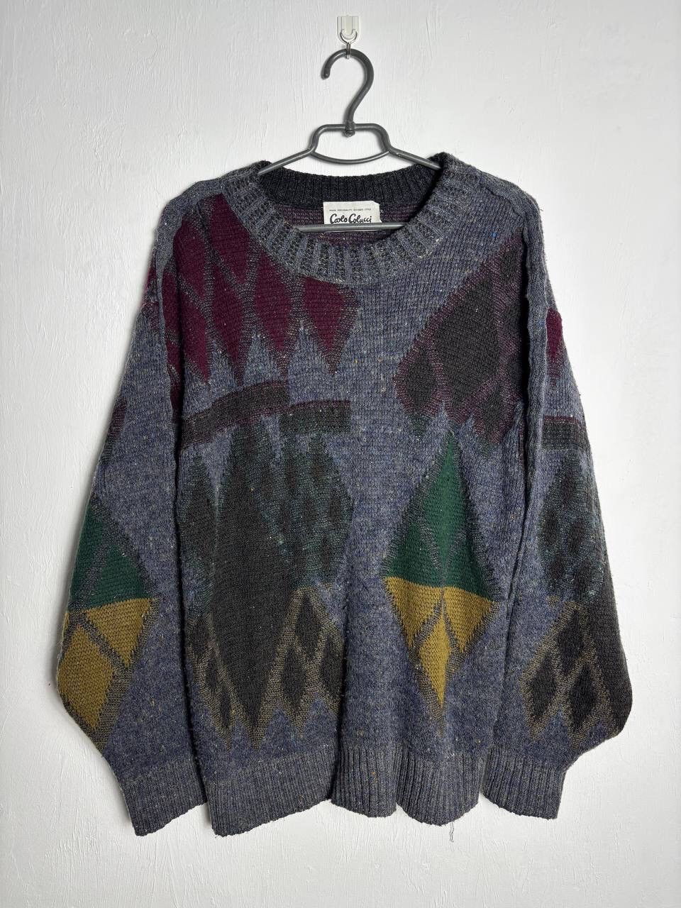 Carlo Colucci Coogi style Carlo Colucci made in West Germany 3D Sweater Size US M / EU 48-50 / 2 - 1 Thumbnail
