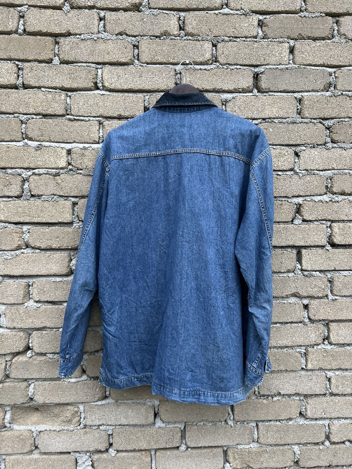 Vintage Vintage Life Tools Denim Zipper Jacket Size US L / EU 52-54 / 3 - 6 Thumbnail