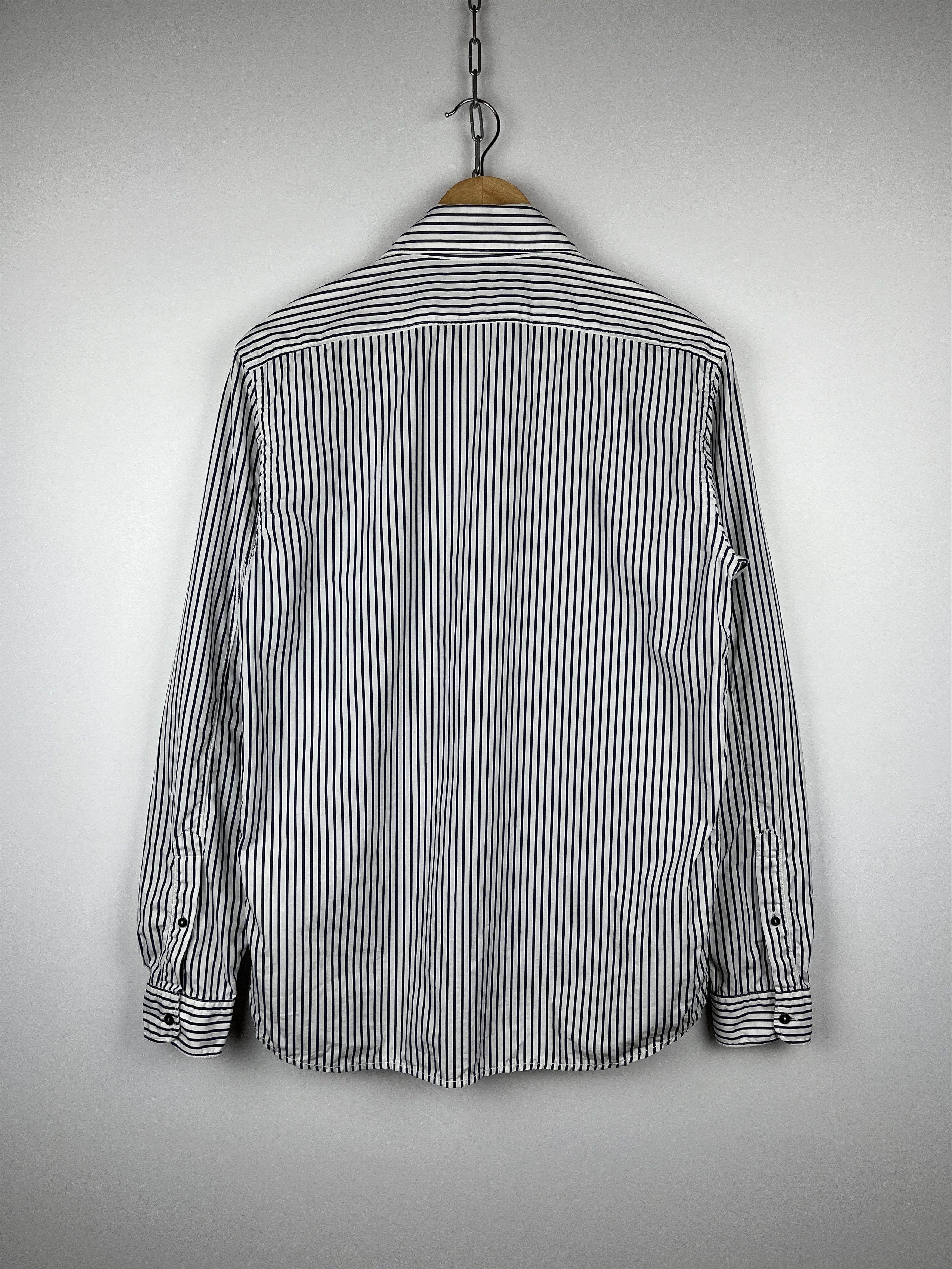 Diesel Black Gold Diesel Black Gold Collection Striped Long Sleeve Shirt Size US S / EU 44-46 / 1 - 12 Thumbnail
