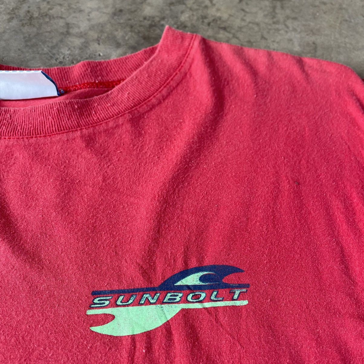 Vintage 🔥🔥Vintage Sun Bolt Big Logo Air Waves Surfing Tee Size US L / EU 52-54 / 3 - 5 Thumbnail