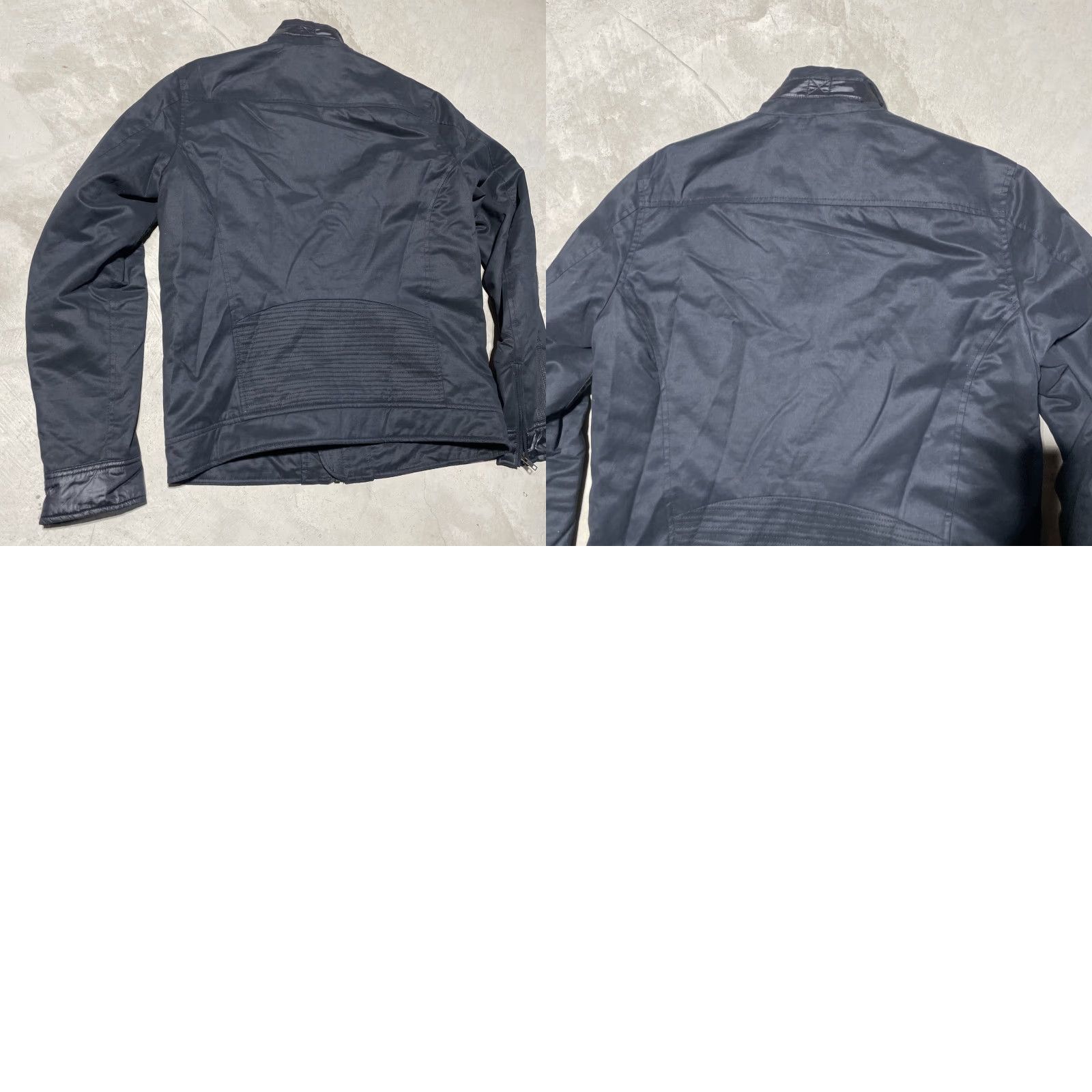 Diesel VINTAGE Diesel Jacket Biker Mens SZ M Full Zip Nylon Black Size US M / EU 48-50 / 2 - 9 Thumbnail