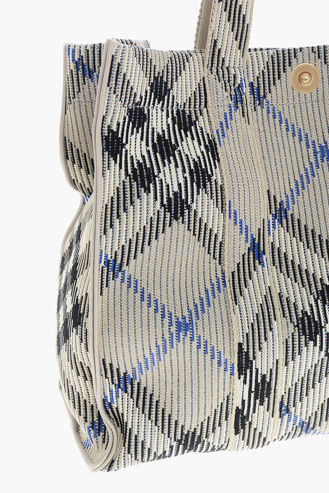 Burberry og1mm0426 Size: OS / Maxi Checked Fabric Tote Bag in Beige Size ONE SIZE - 3 Thumbnail