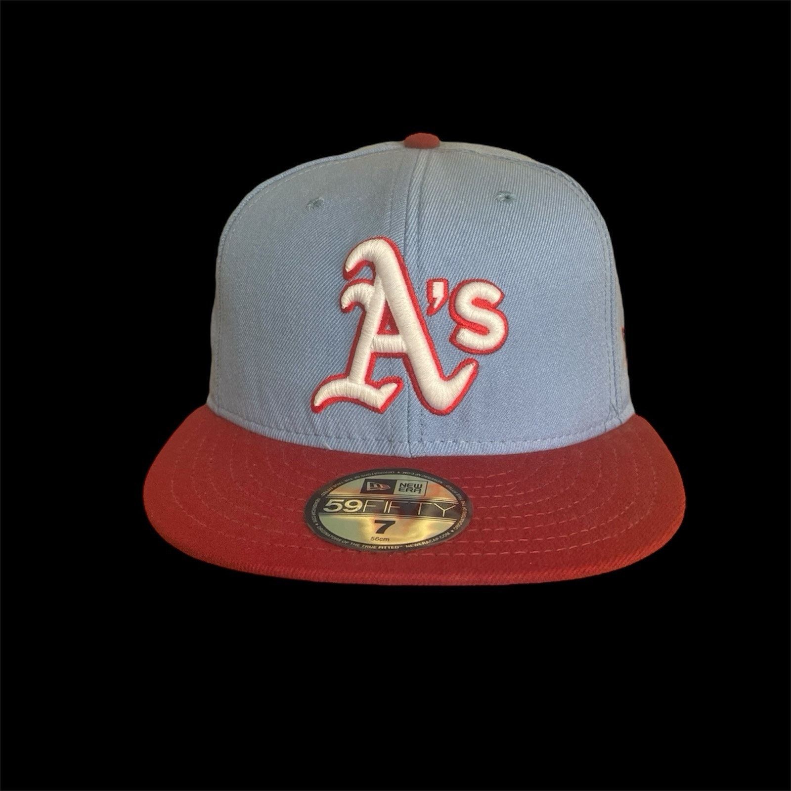 New Era New Era 59FIFTY Oakland Athletics Fitted Cap Size 7 5950 USA Size ONE SIZE - 1 Thumbnail