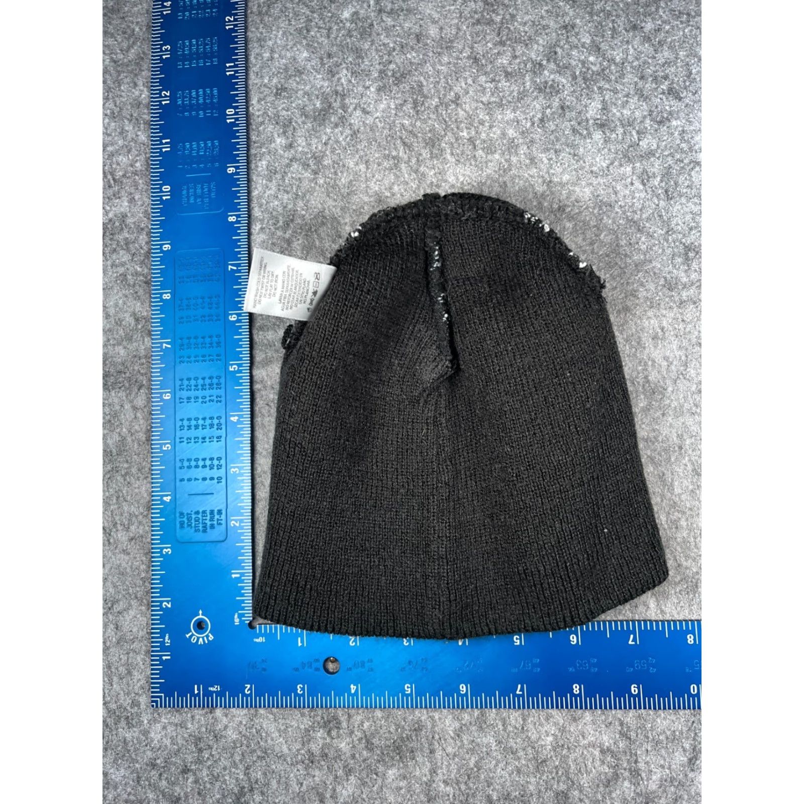 Vintage **Accessory Network Group Beanie OS Black White Stripe Adult Acrylic Knit** User: **Black White Stripe Adult Beanie OS Acrylic Knit** Size ONE SIZE - 6 Thumbnail