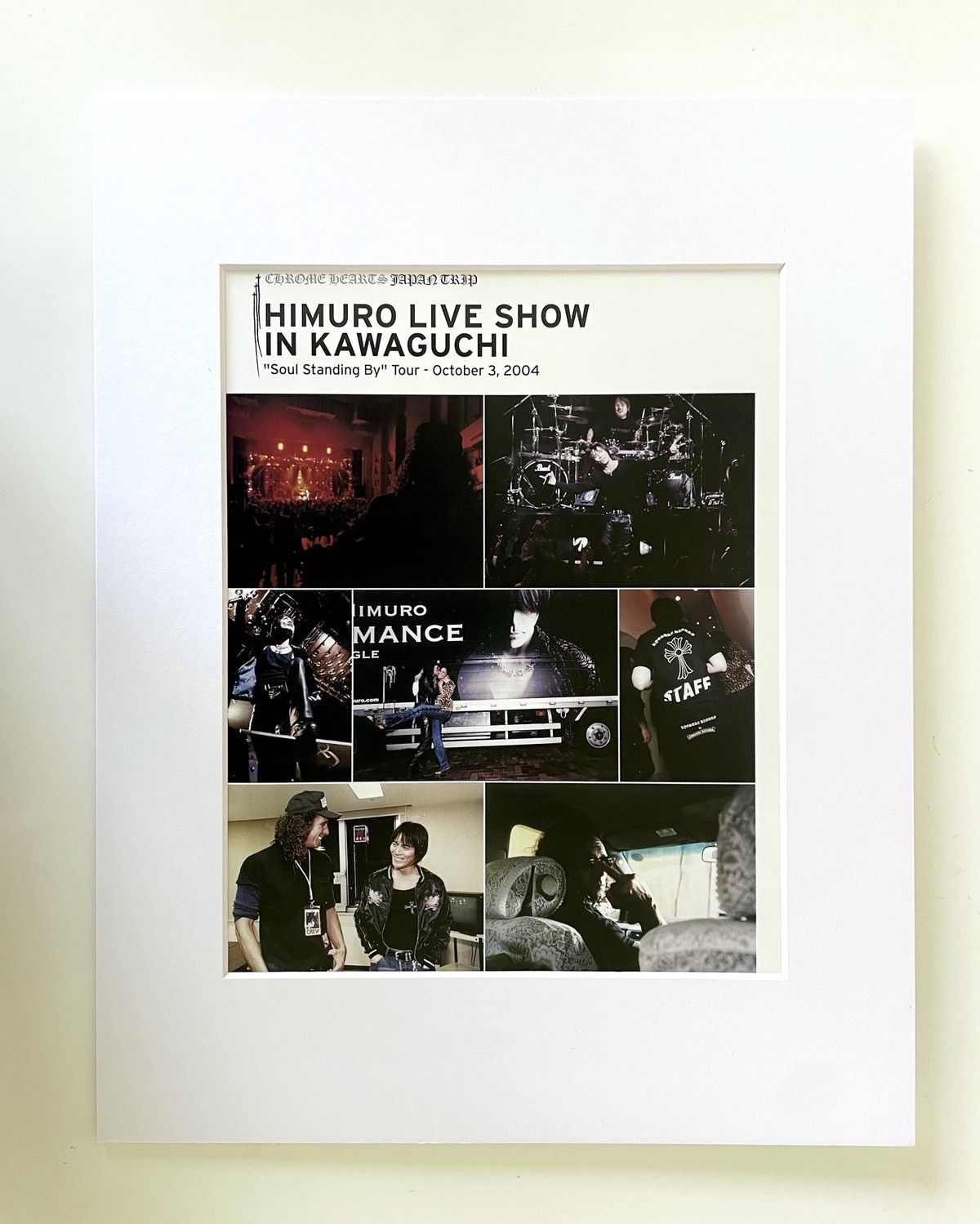 Chrome Hearts × Vintage Chrome Hearts 11x14 concert Sealed Matted Frame poster Size ONE SIZE - 1 Thumbnail