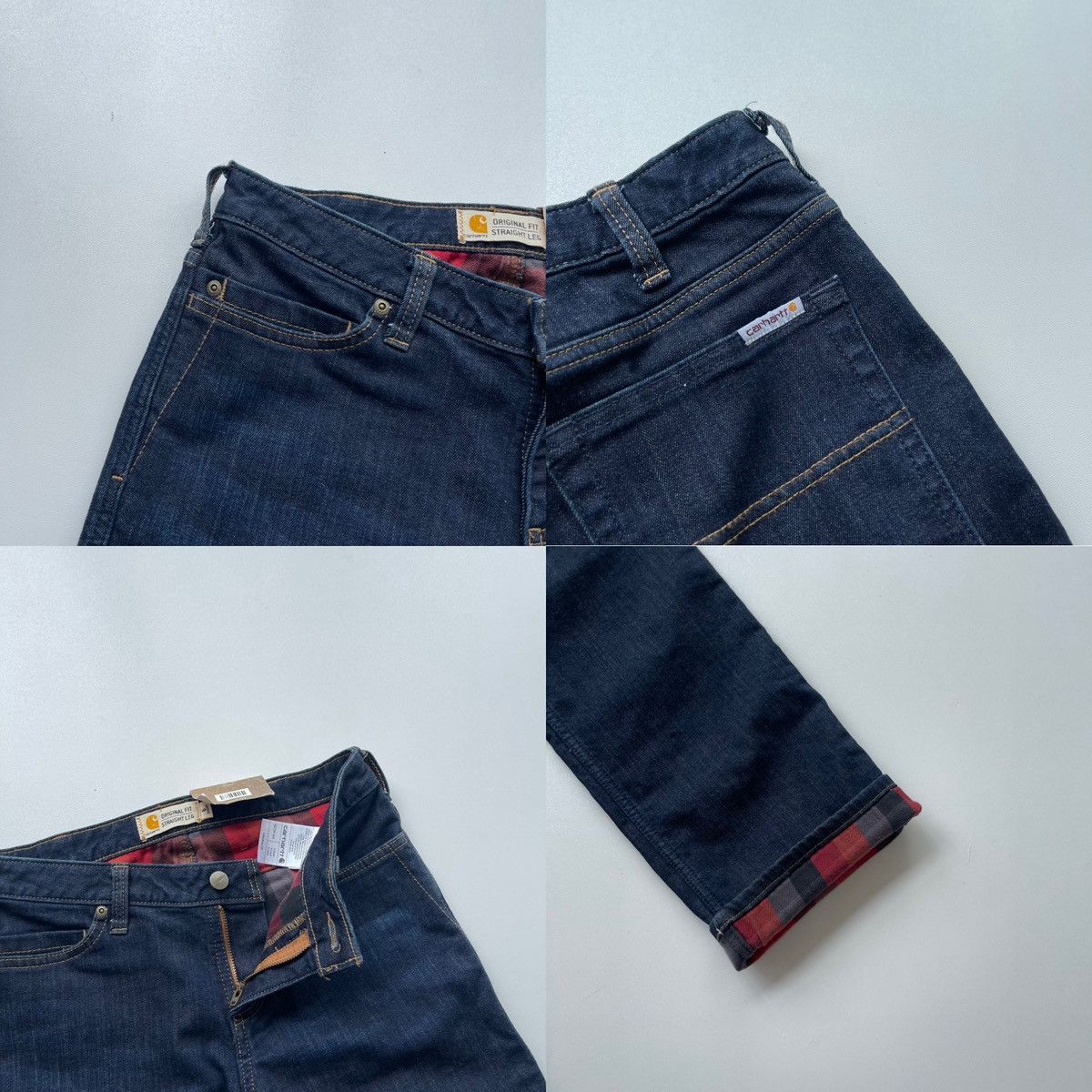 Carhartt Carhartt NWT Work Women’s Original Fit Straight Double Jeans Size 28" / US 6 / IT 42 - 6 Thumbnail