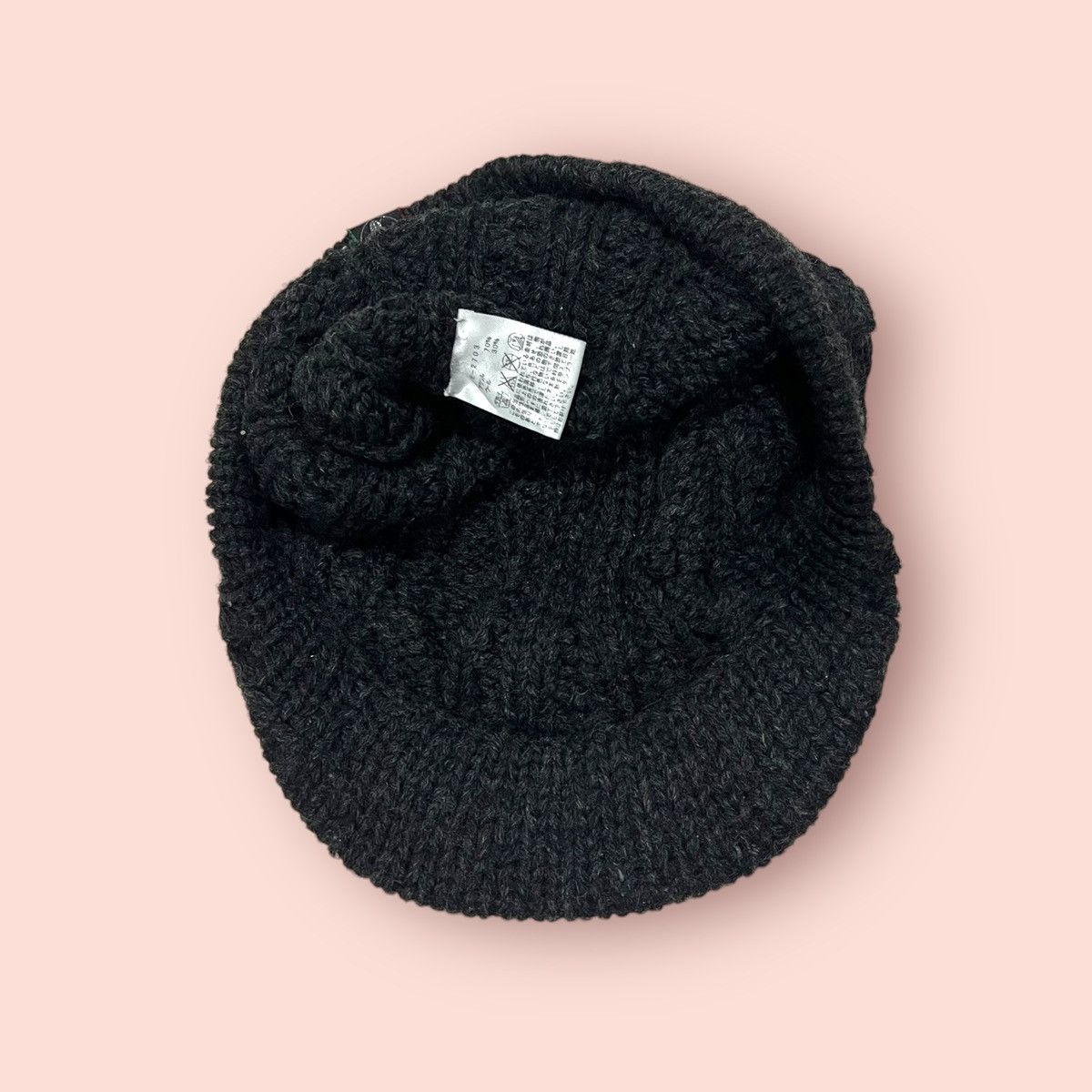 14th Addiction VINTAGE ELLESSE CABLE KNITTED ALT BEANIE HAT Size ONE SIZE - 23 Thumbnail