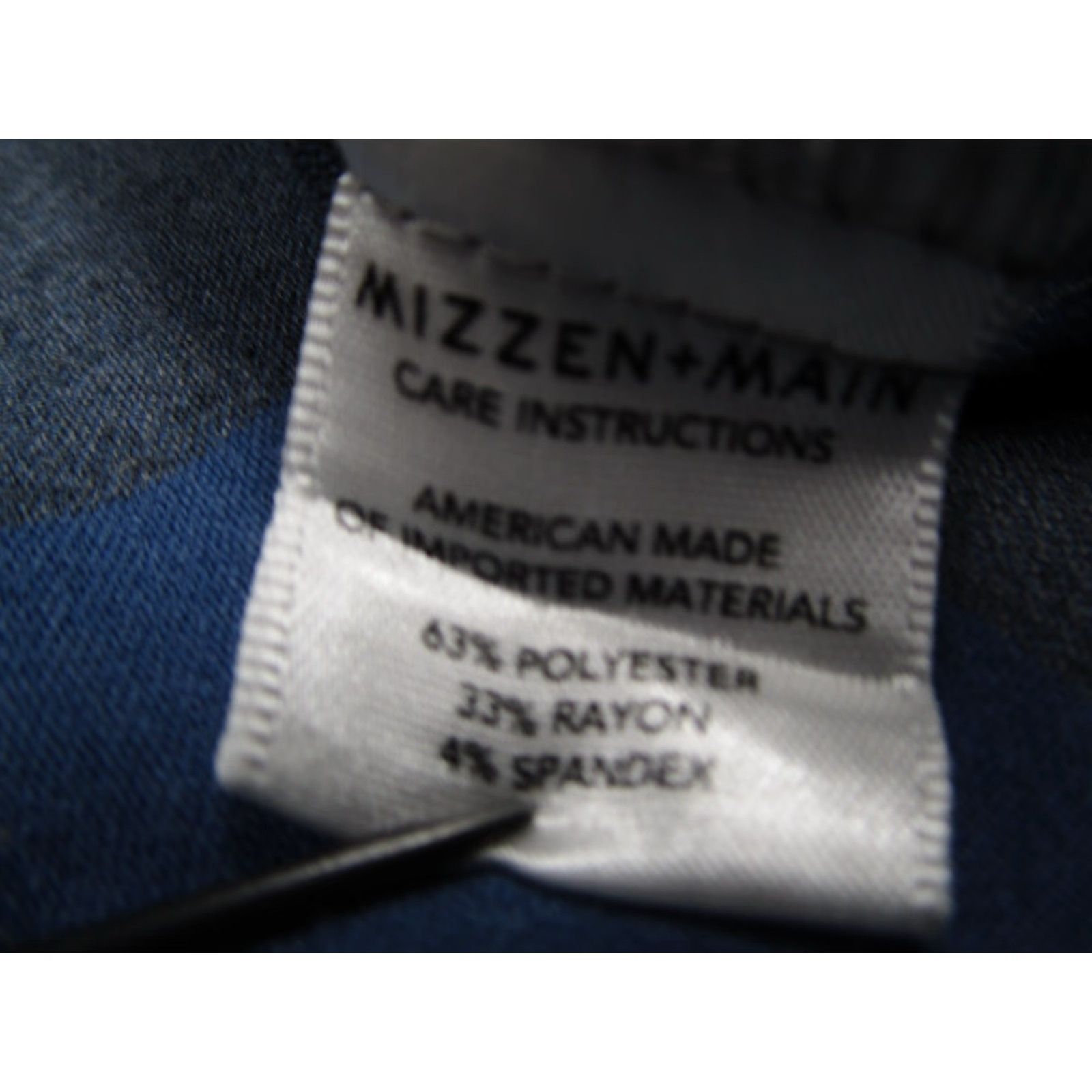 Mizzen+Main Mizzen+Main Shirt Mens Large Blue Check Trim Fit Button Up Work Made in USA Size US L / EU 52-54 / 3 - 4 Thumbnail