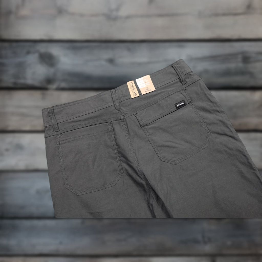 Prana PrAna Stretch Zion Pant II Mens 31x30 Gray Water Resistant Hiking Pants NWT Shorts? Size US 31 - 1 Thumbnail