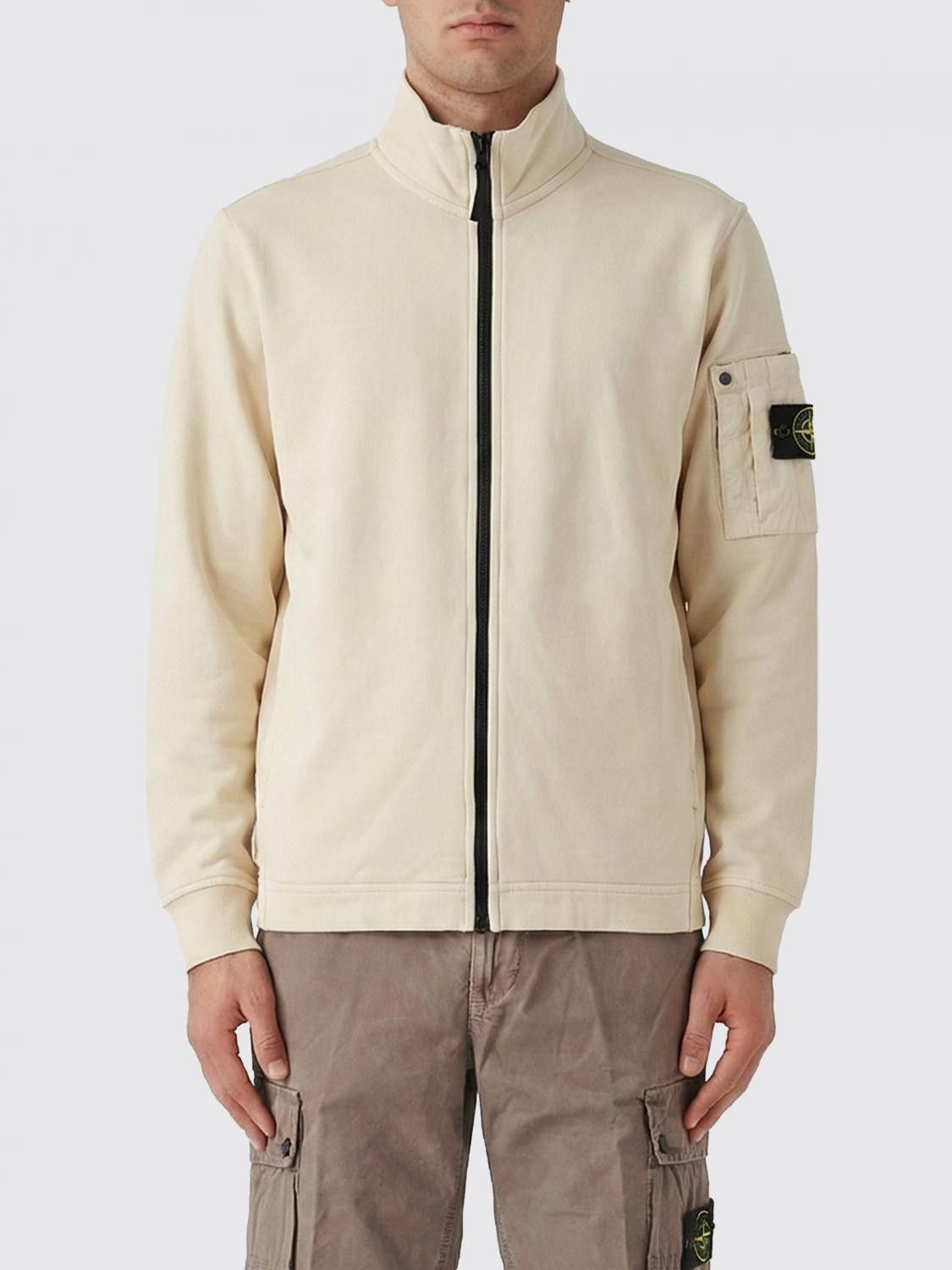 Stone Island Stone Island Sweatshirt Men Ivory Size US S / EU 44-46 / 1 - 1 Thumbnail