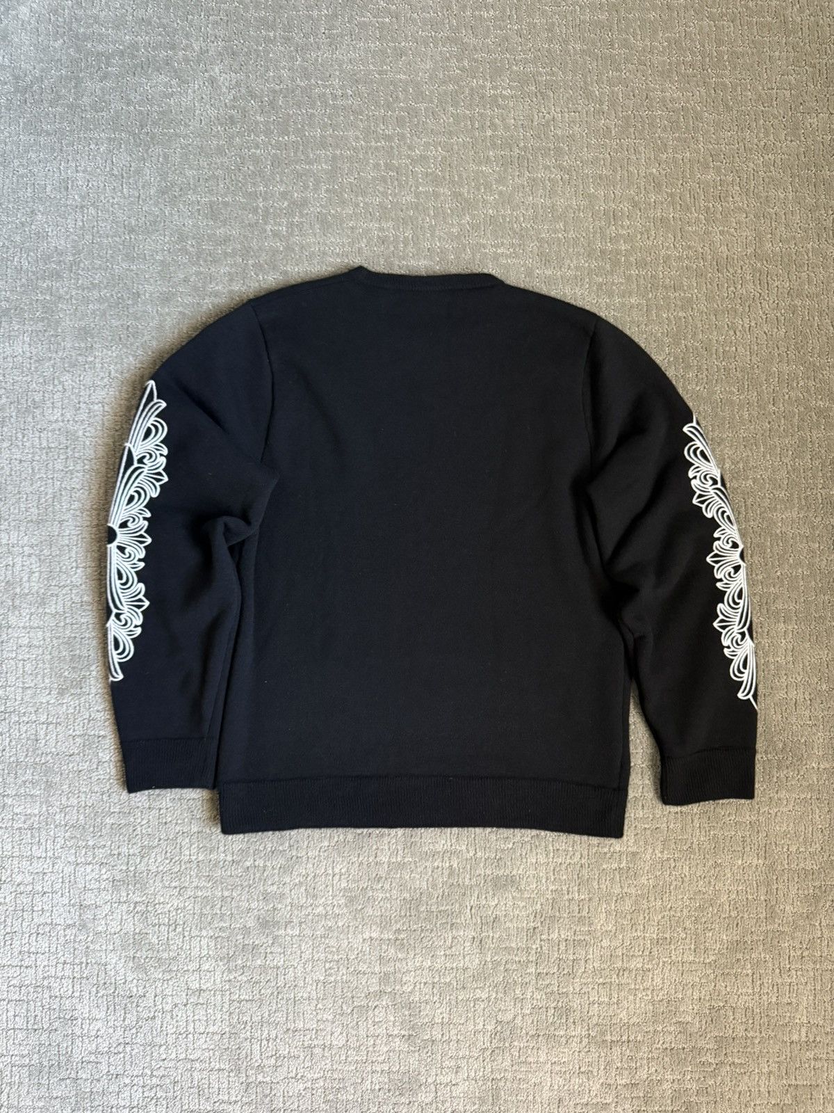 Chrome Hearts CASHMERE FLORAL KNIT SWEATER Size US L / EU 52-54 / 3 - 2 Thumbnail