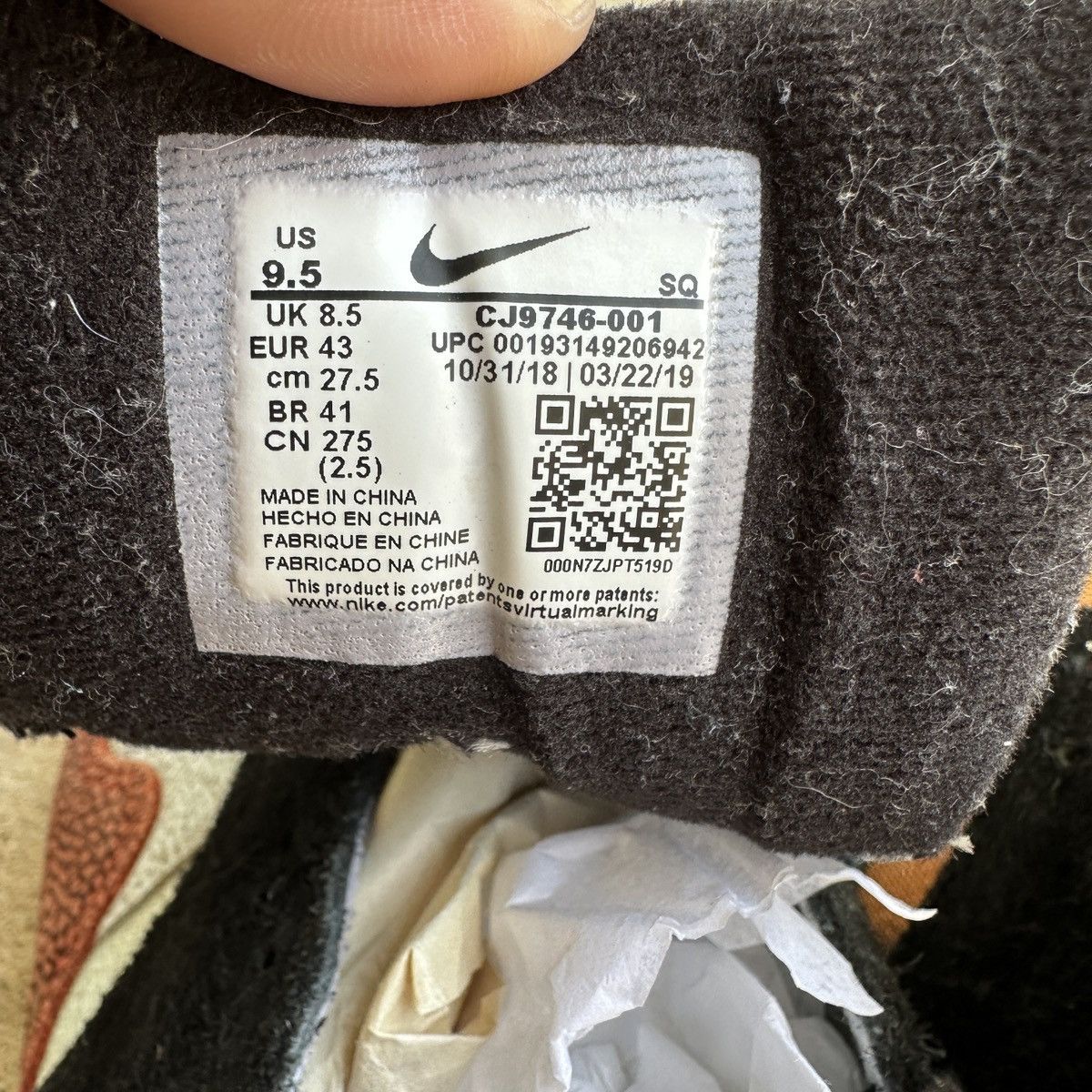 Nike Nike Air Max 1 Premium Swipa De Aaron Fox Size US 9.5 / EU 42-43 - 8 Thumbnail