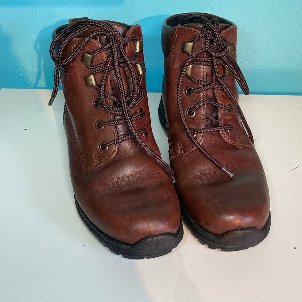 Ecco Ecco Womens Brown Leather Gore Tex Boots Size 36 US 5.5 Size US 5.5 / IT 35.5 - 10 Thumbnail