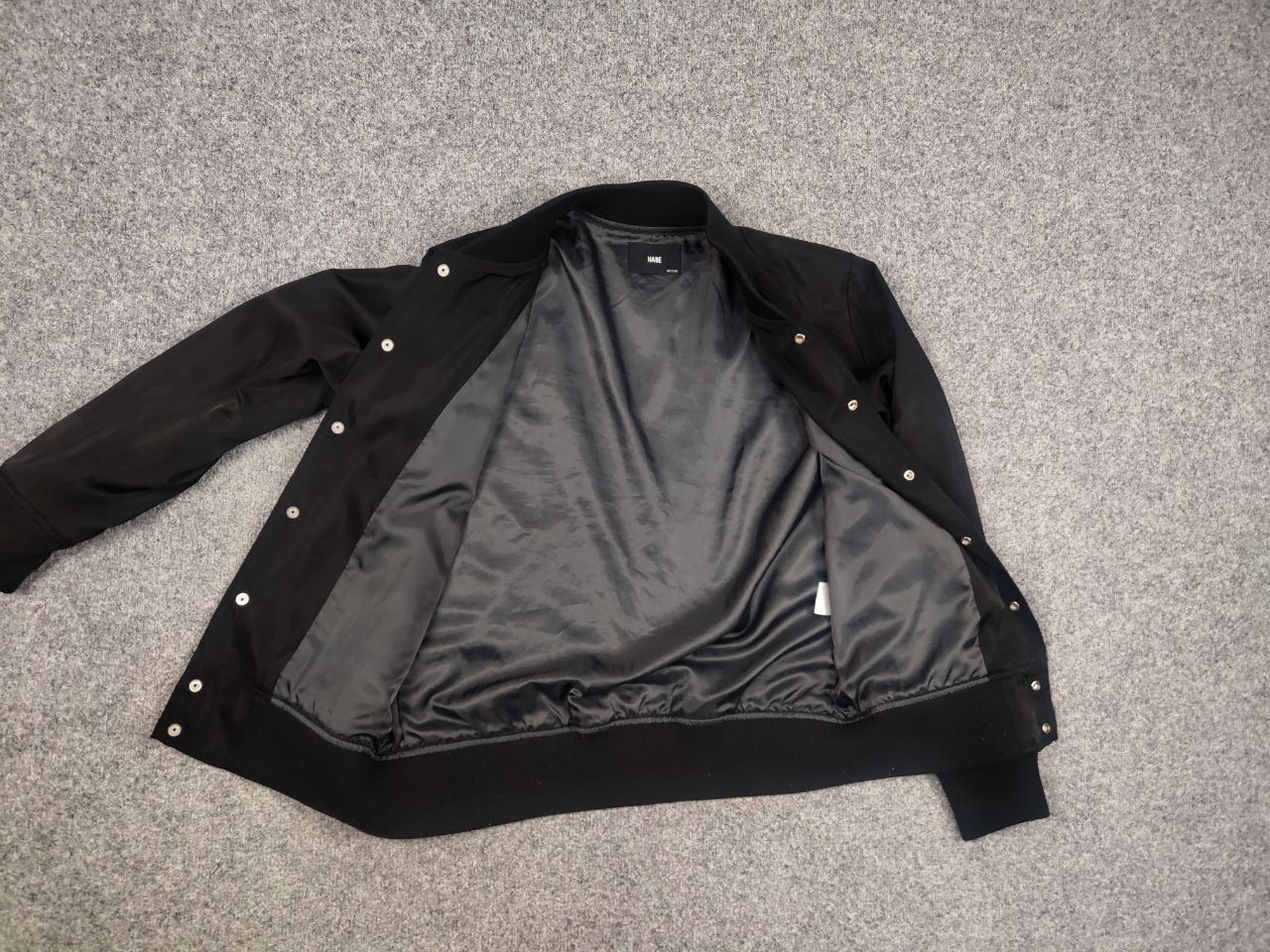 HARE Hare Japan Bomber Flight Minimalistic black Jacket Vintage Size US M / EU 48-50 / 2 - 11 Thumbnail