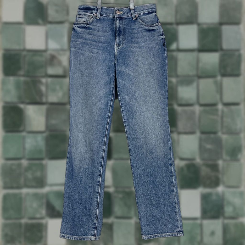 Vintage Current/Elliott Jeans Womens Size 24 Blue Denim Straight Leg Mid-Rise Casual Jeans Size 42" / US 20 - 1 Thumbnail