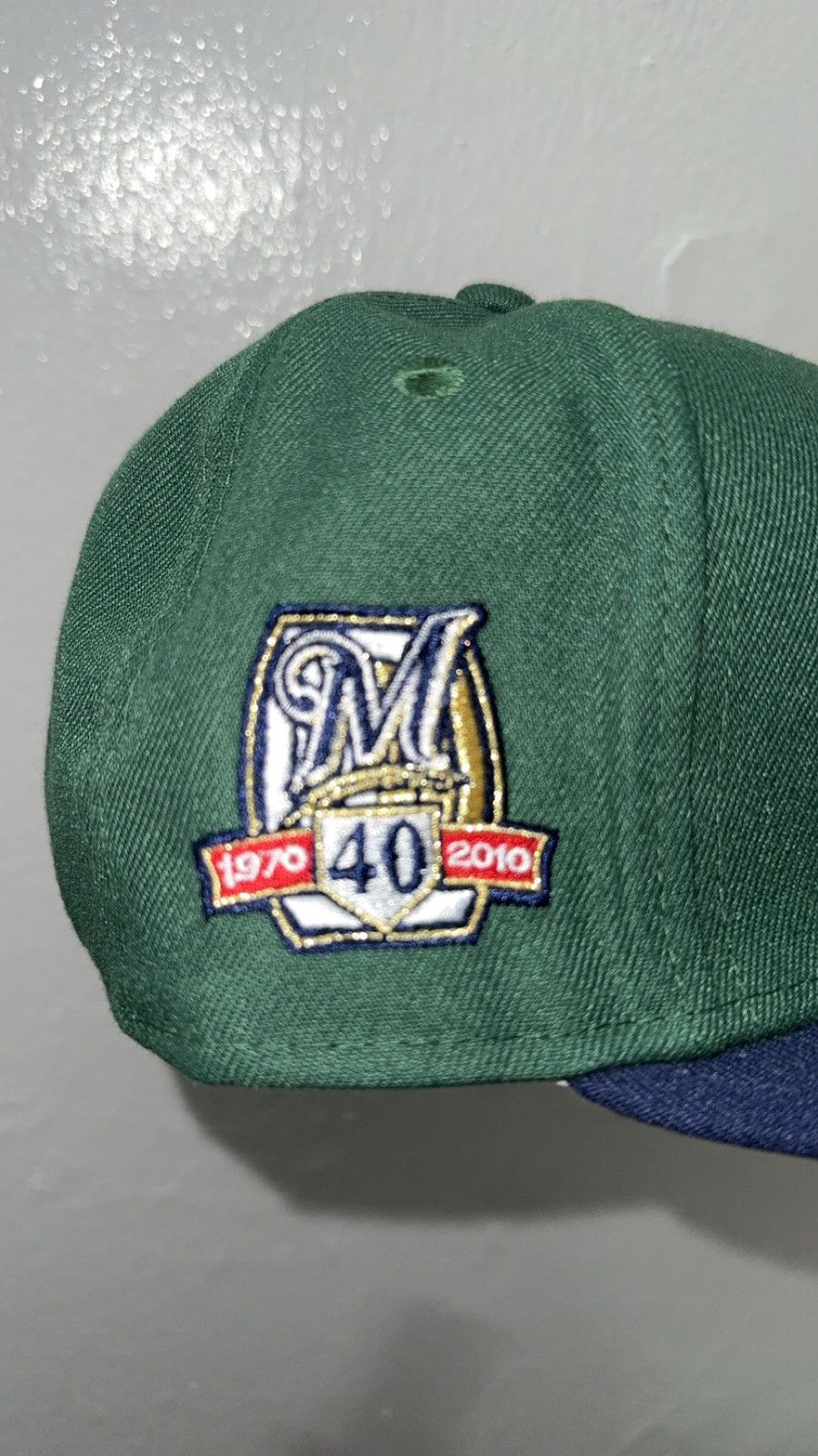 New Era New Era 59fifty Milwaukee Brewers fitted hat size 7 Size ONE SIZE - 3 Thumbnail