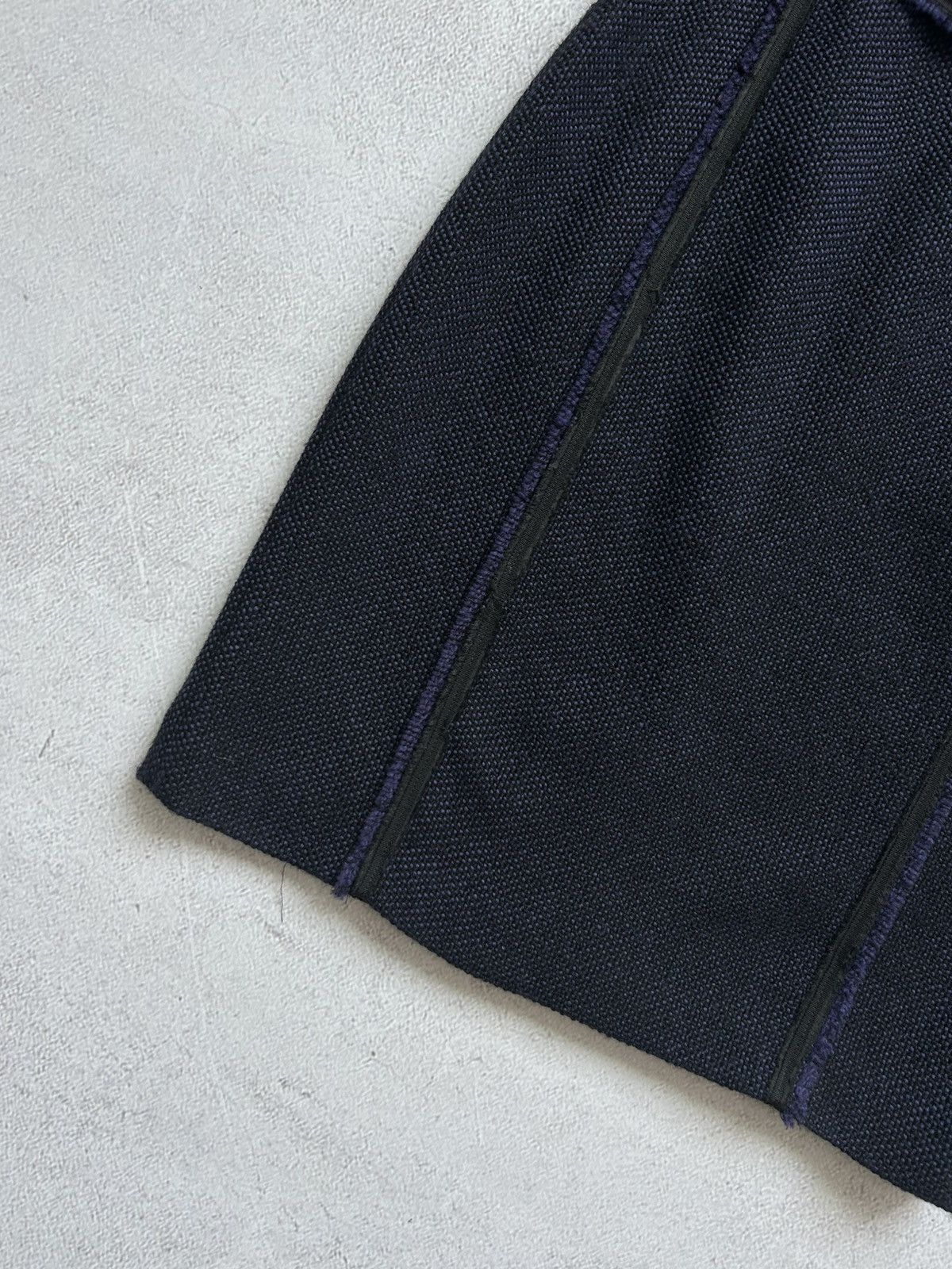 Carolina Herrera × Designer Carolina Herrera premium dark blue skirt size 8 Size 30" / US 8 / IT 44 - 8 Thumbnail