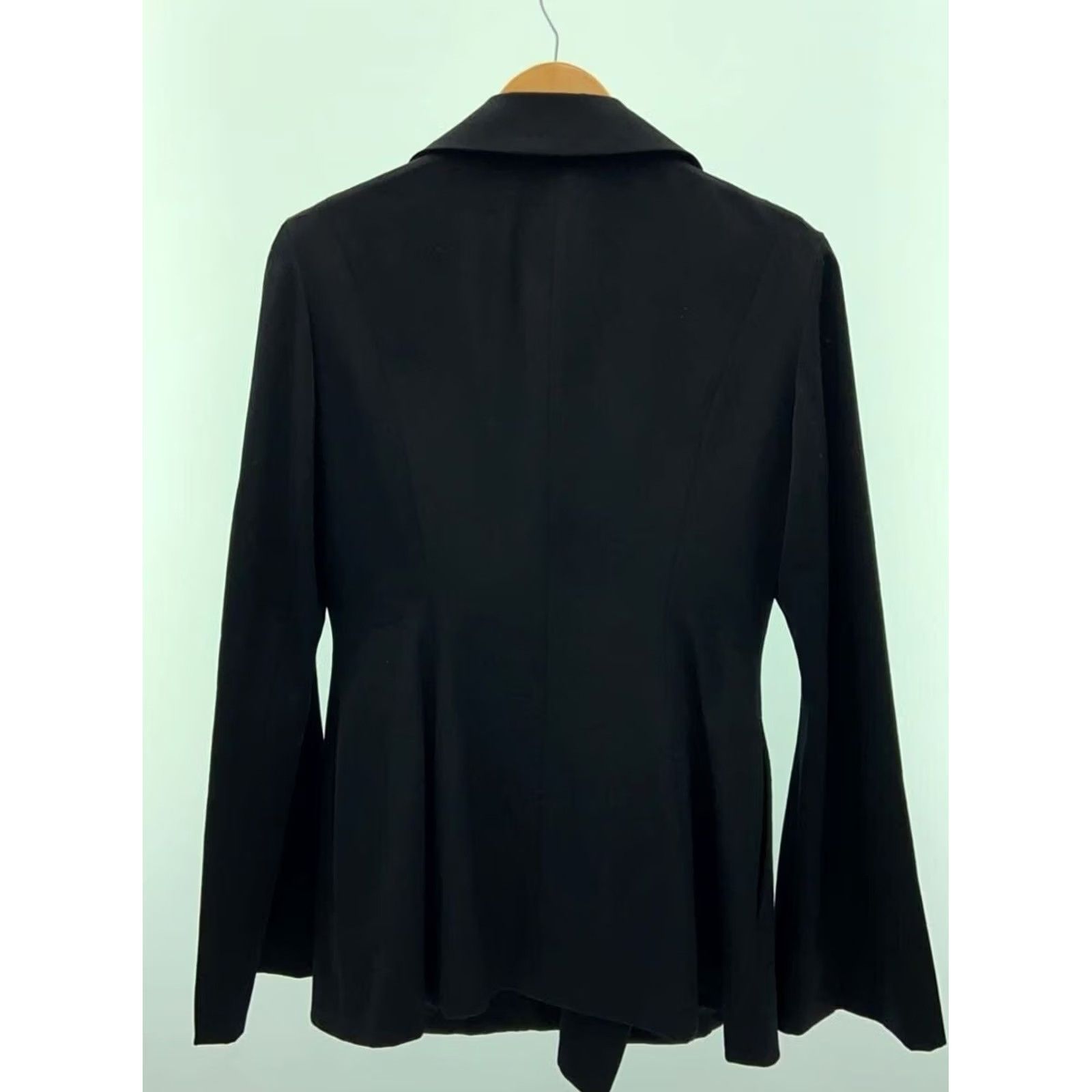 Yohji Yamamoto Yohji Yamamoto Y's Jacket Women Black Size M Asymmetric Double-Zip Wool Used Size M / US 6-8 / IT 42-44 - 2 Thumbnail