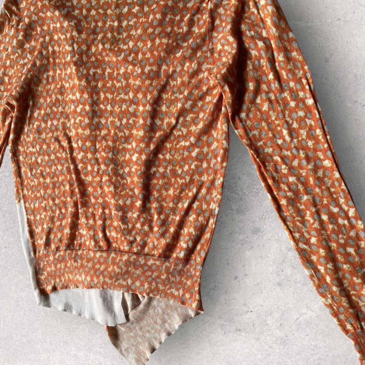 Dries Van Noten Asymmetric Print Cardigan Size S / US 4 / IT 40 - 11 Thumbnail