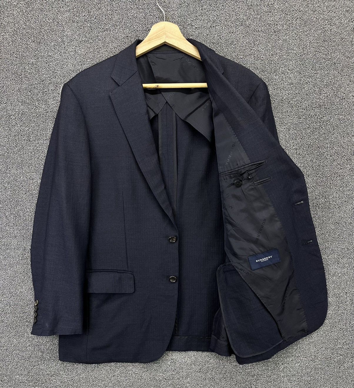 Burberry Vintage Burberry London Wool Blazers Coat Jacket Size US M / EU 48-50 / 2 - 6 Thumbnail