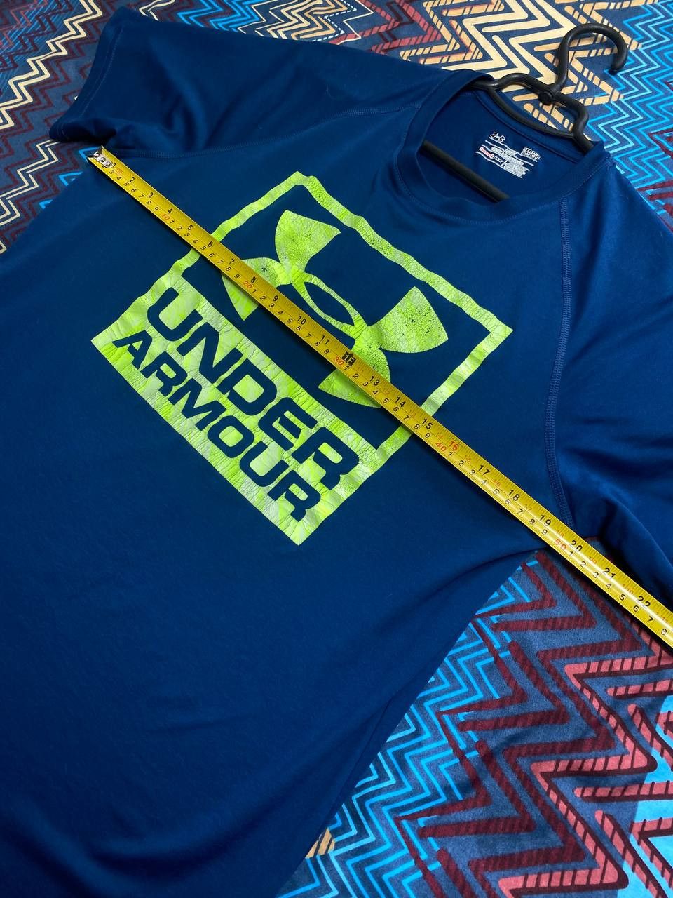 Under Armour Streetwear T-Shirt Under Armour big logo blue Y2K Vintage Size US S / EU 44-46 / 1 - 10 Thumbnail