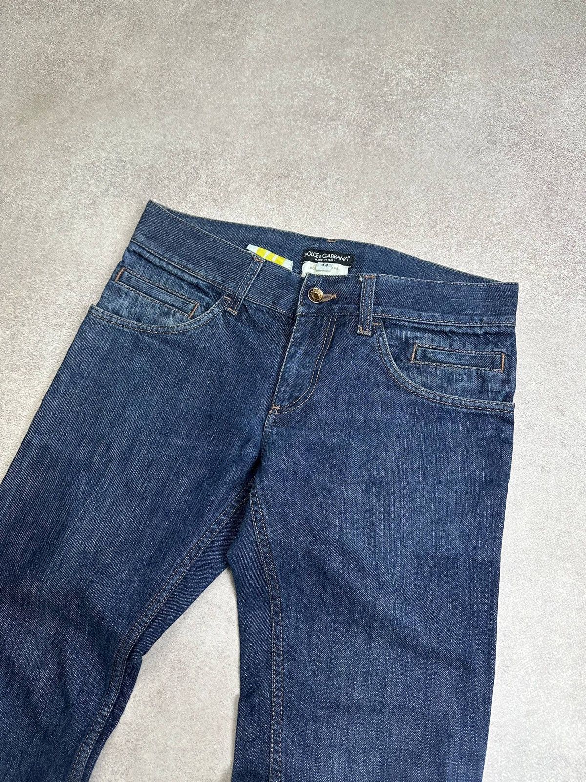 Dolce & Gabbana Vintage Dolce Gabbana Metal Logo Blue Denim Jeans Pants 30 Size US 30 / EU 46 - 4 Thumbnail