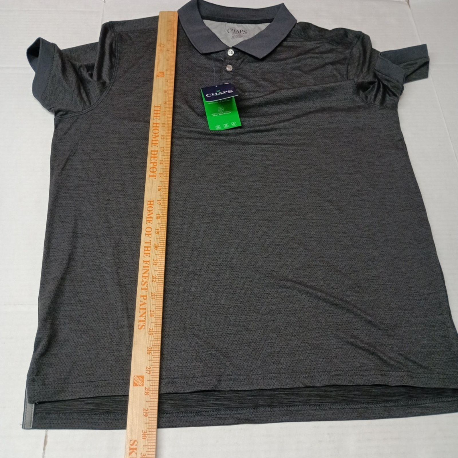 Chaps Chaps Golf Core Polo Shirt Men's XL Black 4-Way Stretch Size US XL / EU 56 / 4 - 6 Thumbnail
