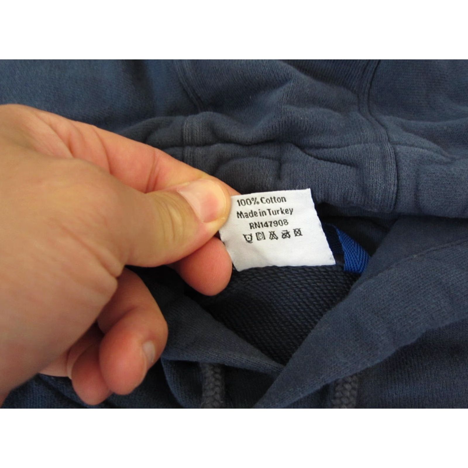 Outdoor Voices Outdoor Voices Hoodie Mens Adult Medium Blue Pullover Sweatshirt Athletic 90s Logo Regular Gy m & Training Size US M / EU 48-50 / 2 - 5 Thumbnail