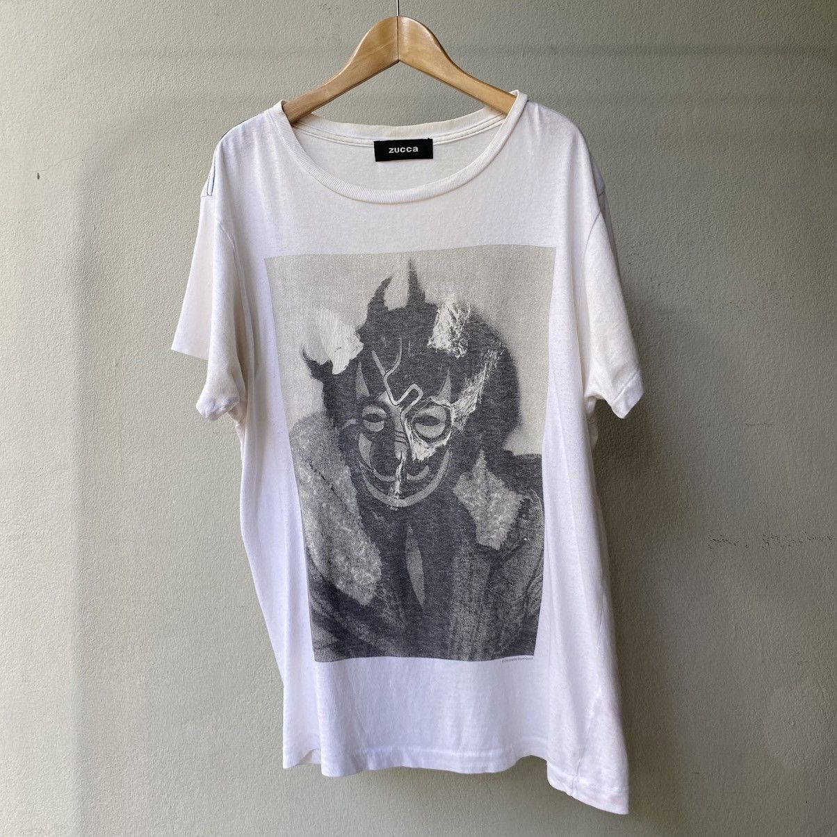 Zucca ZUCCA White Graphic Print T-Shirt Size US M / EU 48-50 / 2 - 1 Thumbnail