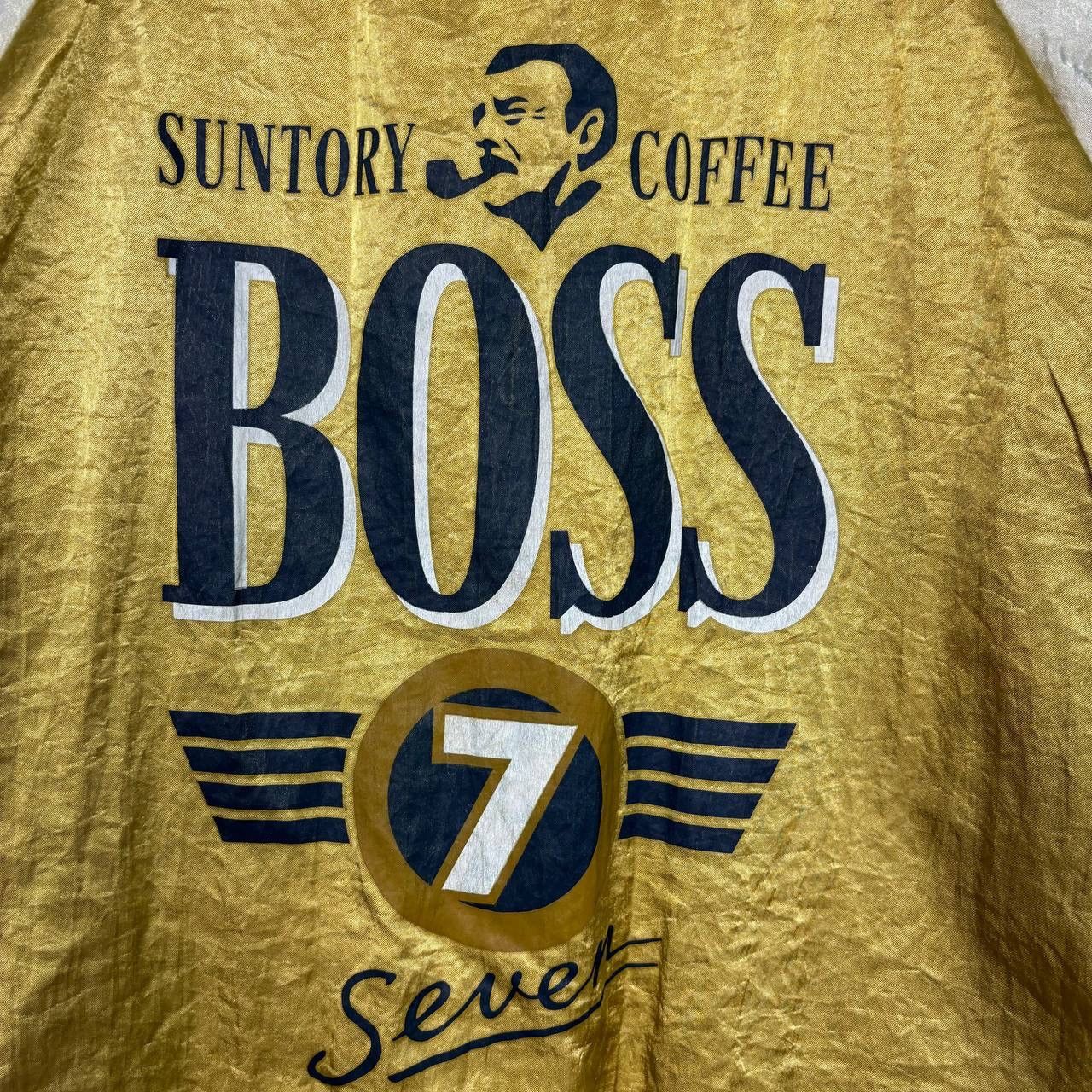 Japanese Brand Vintage Suntory Boss Coffee Bomber Jacket Size US L / EU 52-54 / 3 - 5 Thumbnail