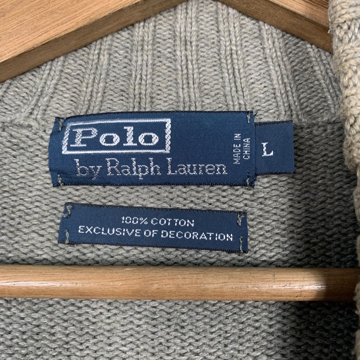 Polo Ralph Lauren Vintage Polo Ralph Lauren Zipper Sweater Size US L / EU 52-54 / 3 - 15 Thumbnail